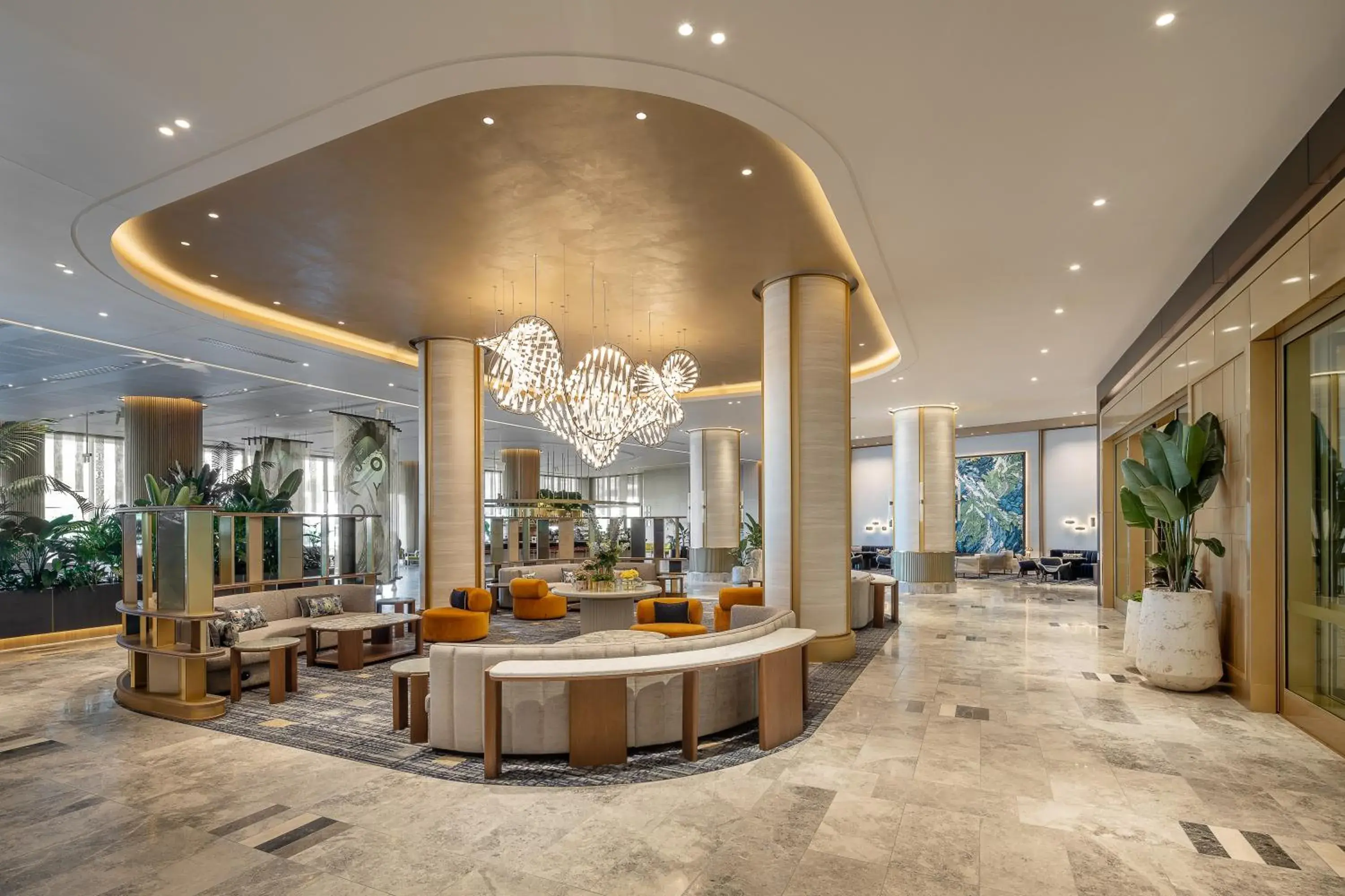 Lobby or reception in The Star Grand Brisbane Lobby or reception in The Star Grand Brisbane