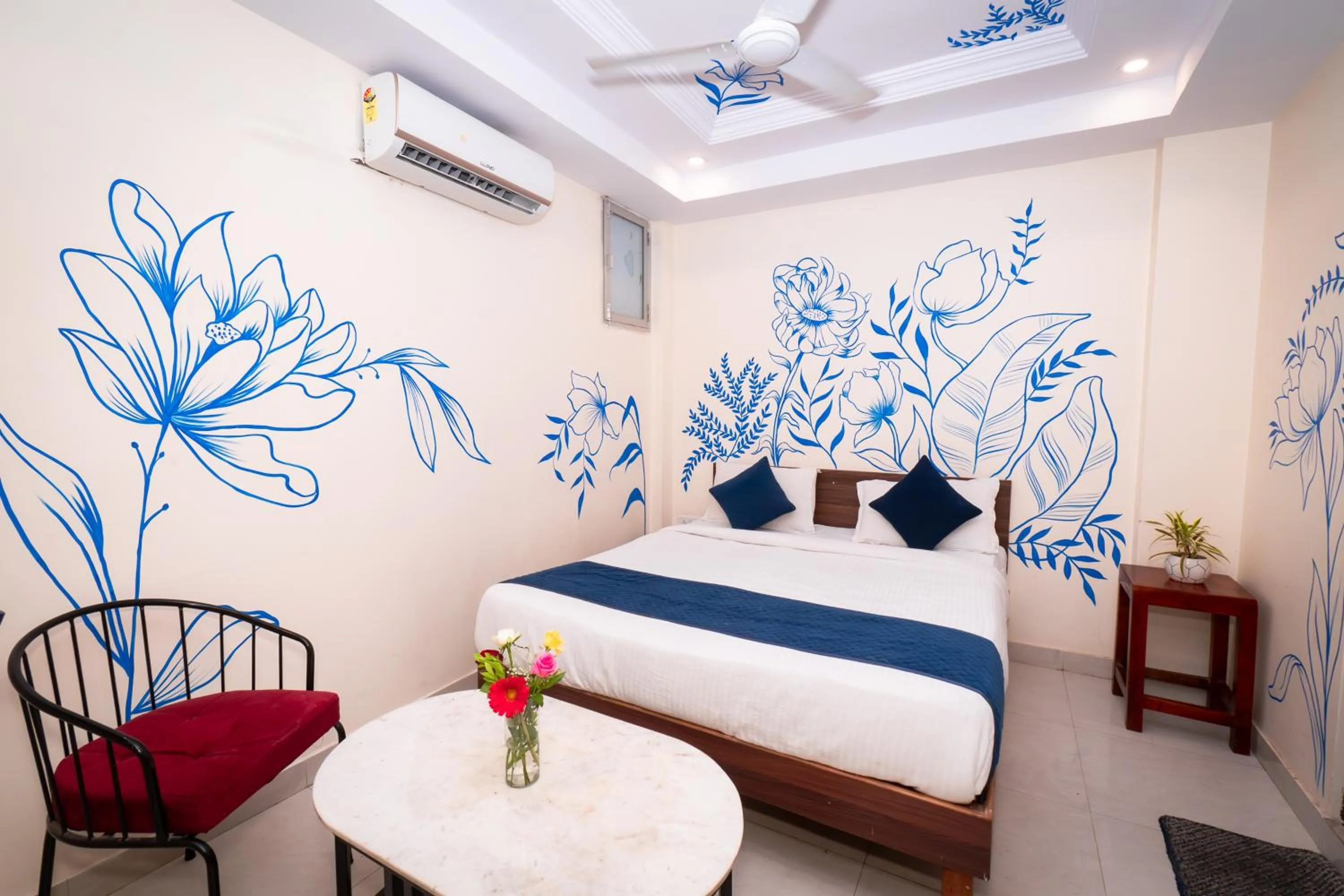 Bed in Raj Residency