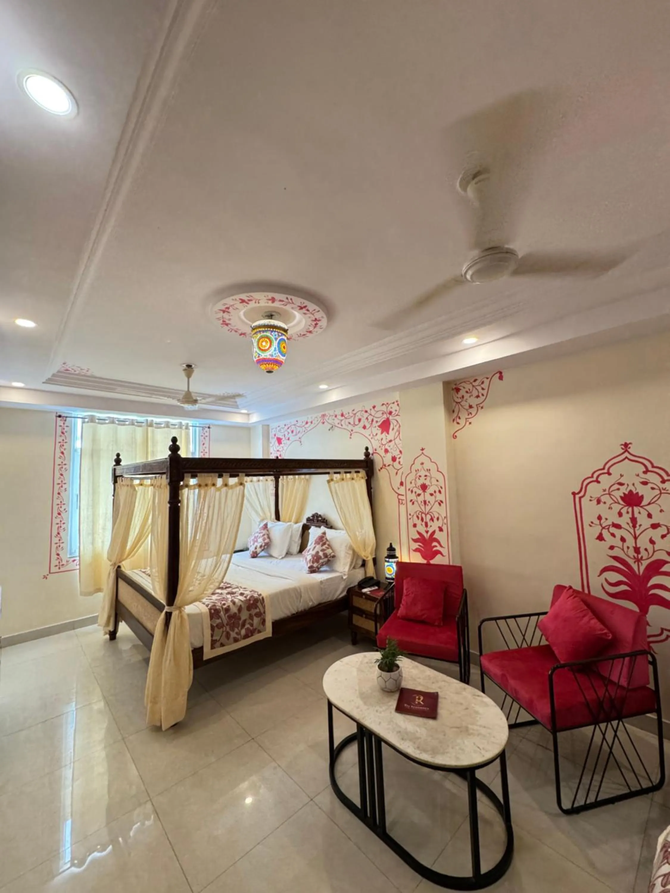 Bed in Raj Residency