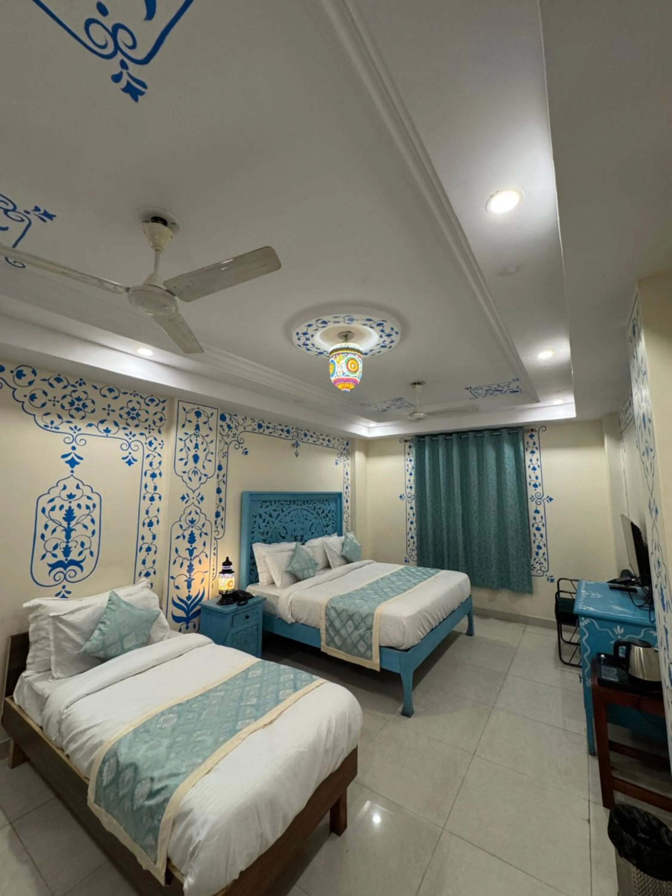 Bed in Raj Residency