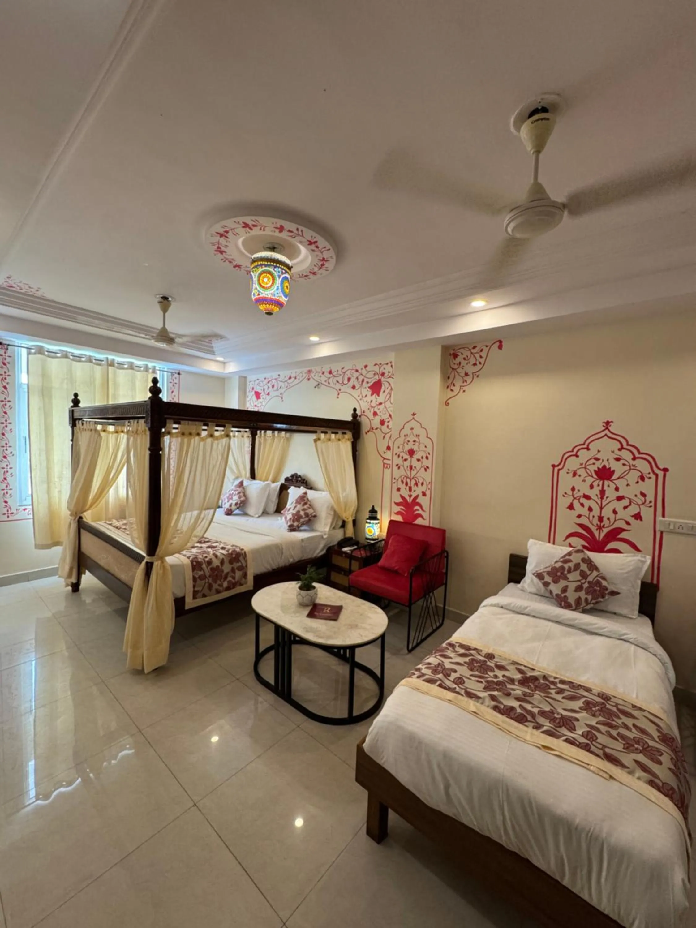 Bed in Raj Residency