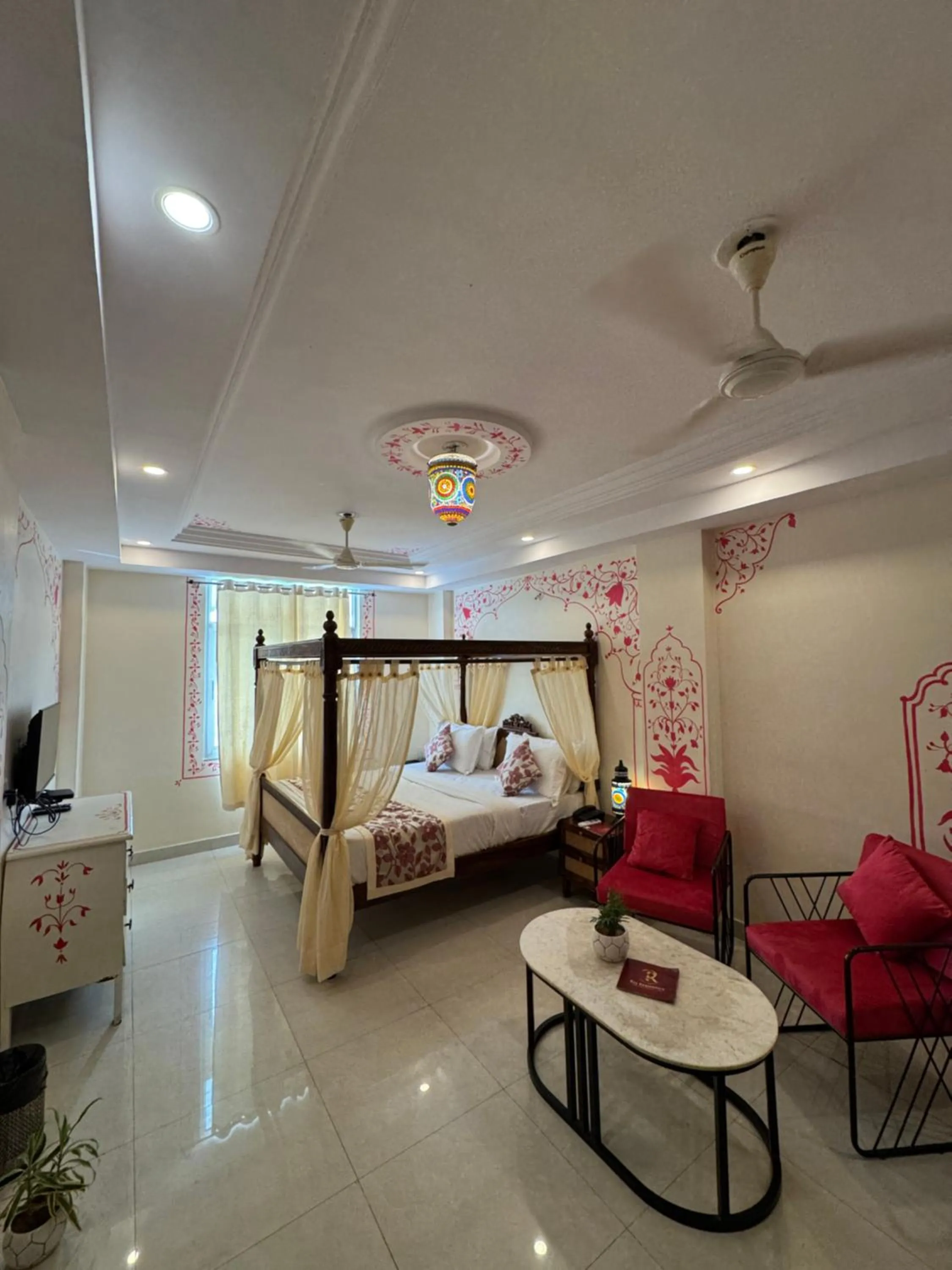 Bed in Raj Residency