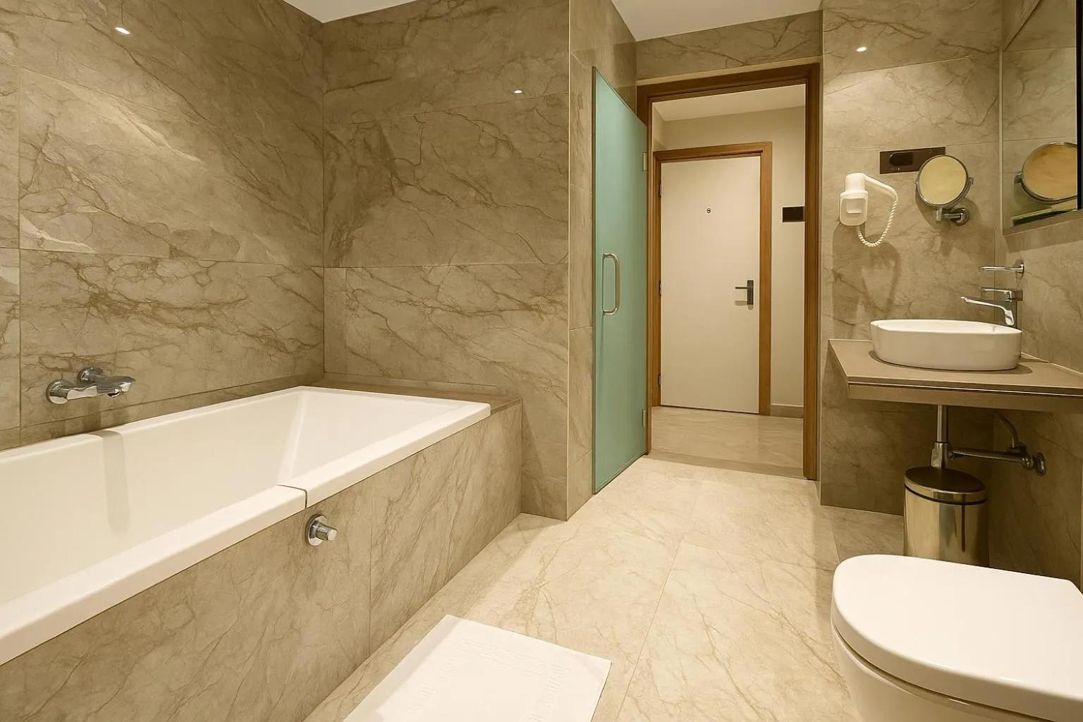 Bath in The Sky Imperial Hotel Kailash