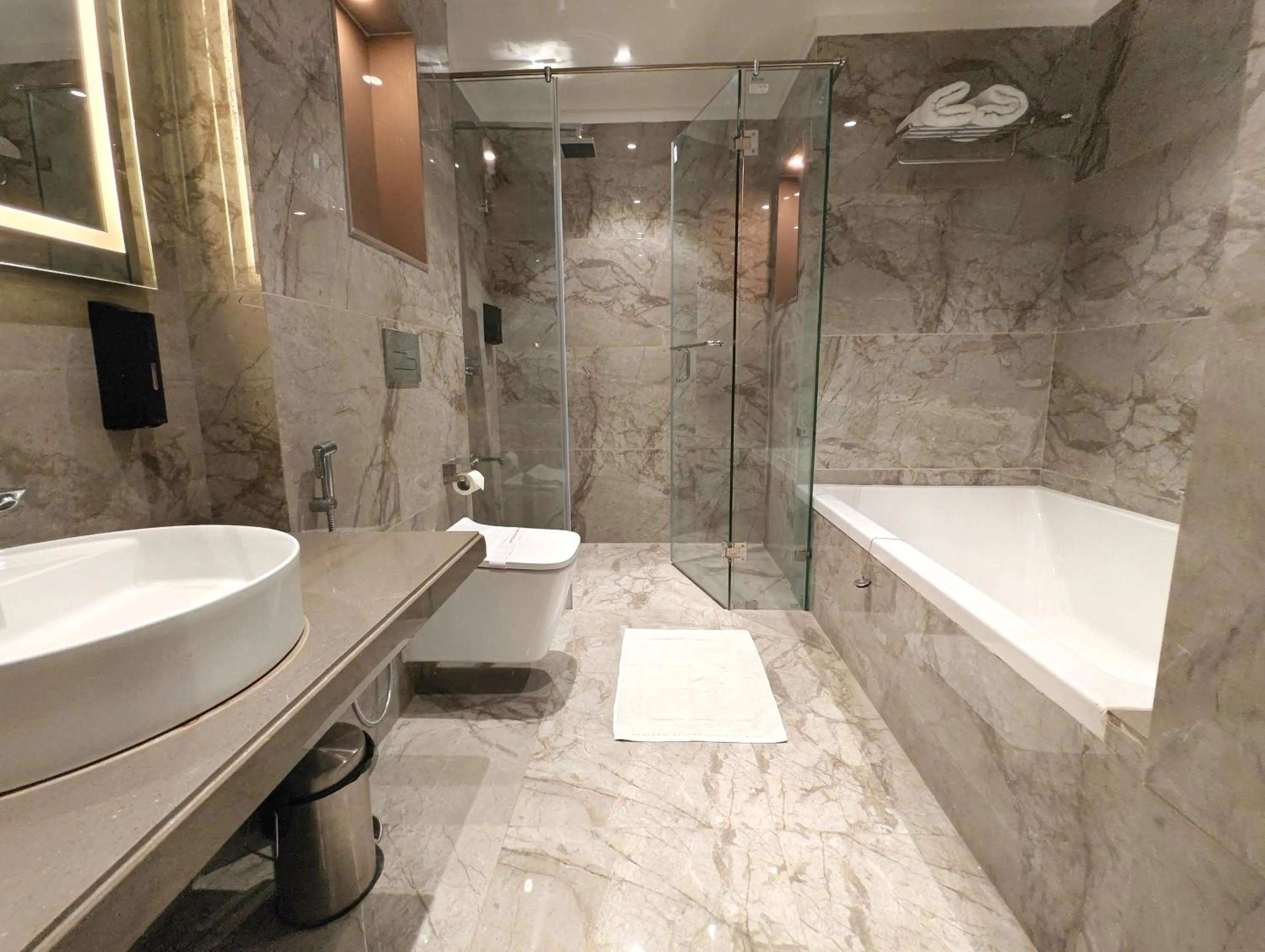 Bath in The Sky Imperial Hotel Kailash