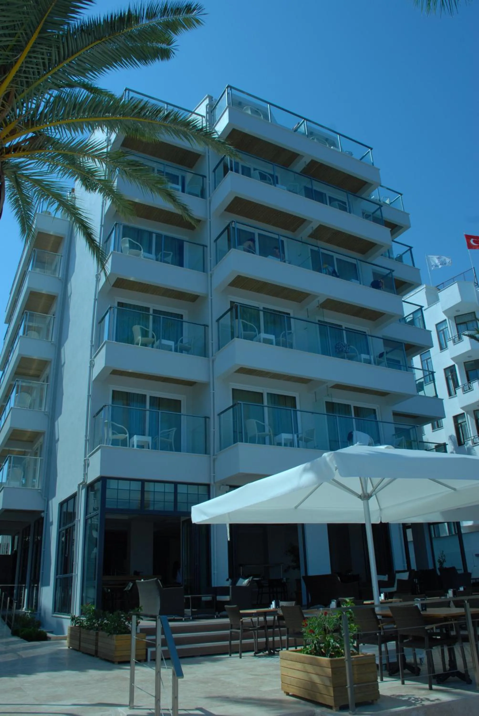 Facade/entrance in Begonville Beach Hotel - Adult Only