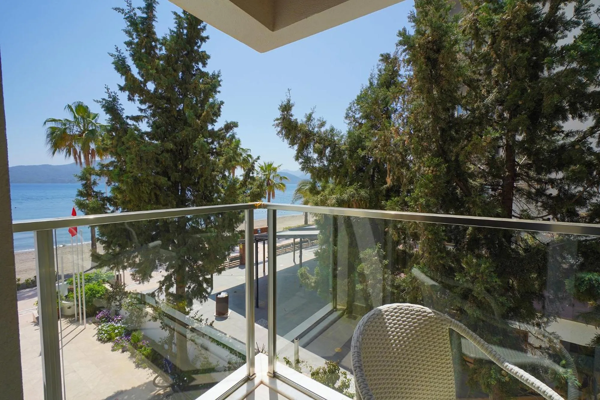 Balcony/Terrace in Begonville Beach Hotel - Adult Only