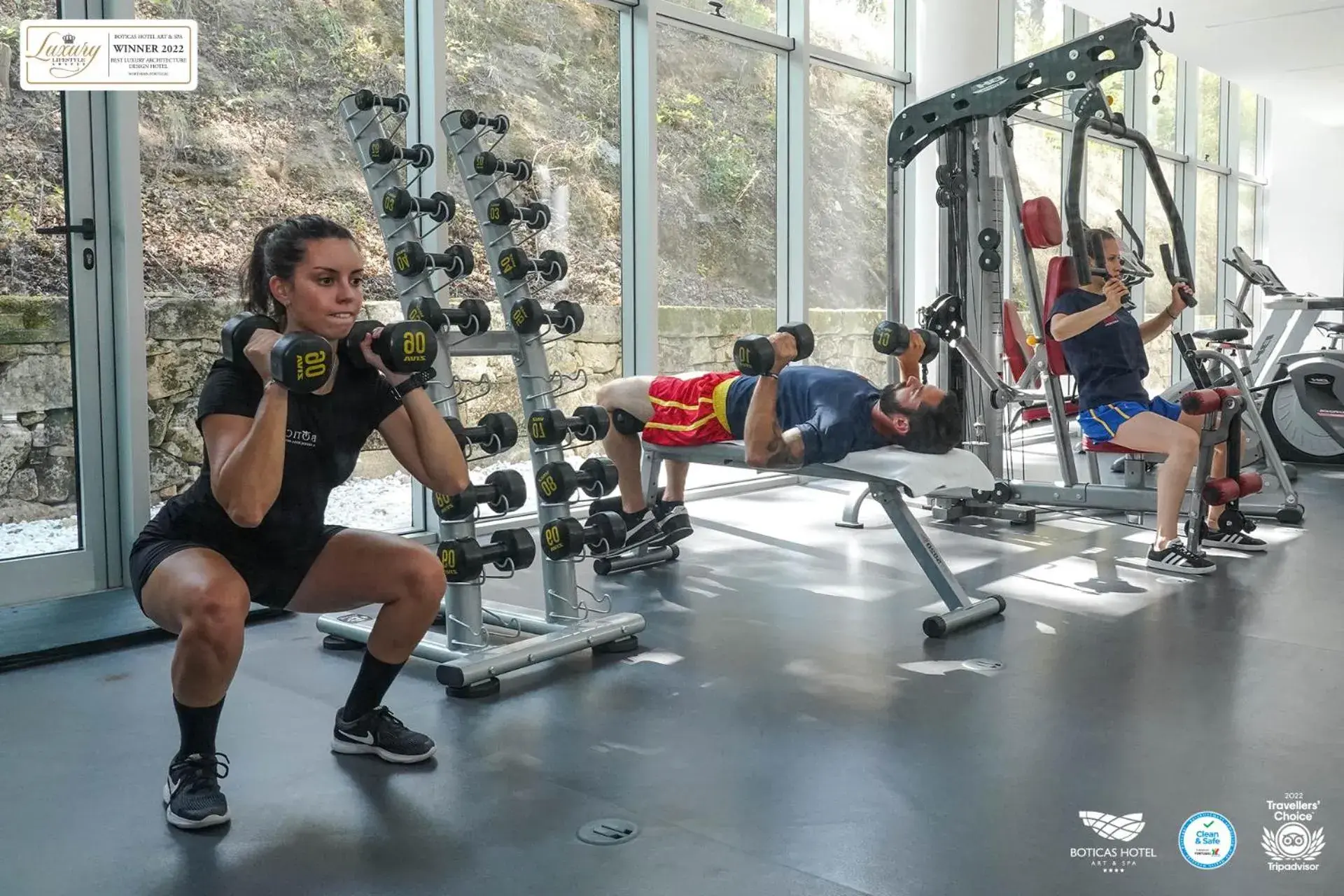 Fitness centre/facilities in Boticas Hotel Art & SPA Fitness centre/facilities in Boticas Hotel Art & SPA