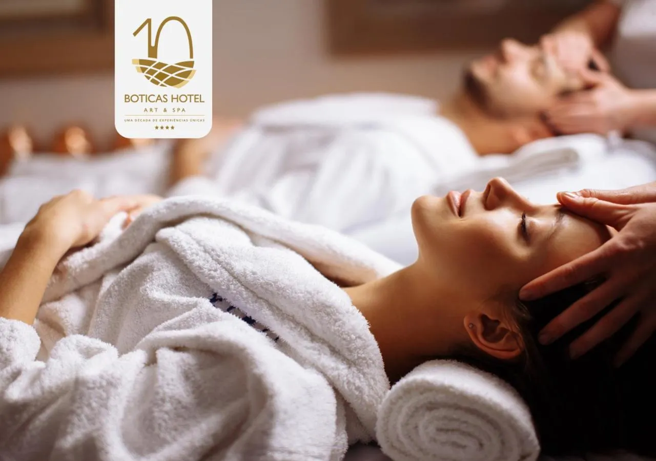 Bed in Boticas Hotel Art & SPA