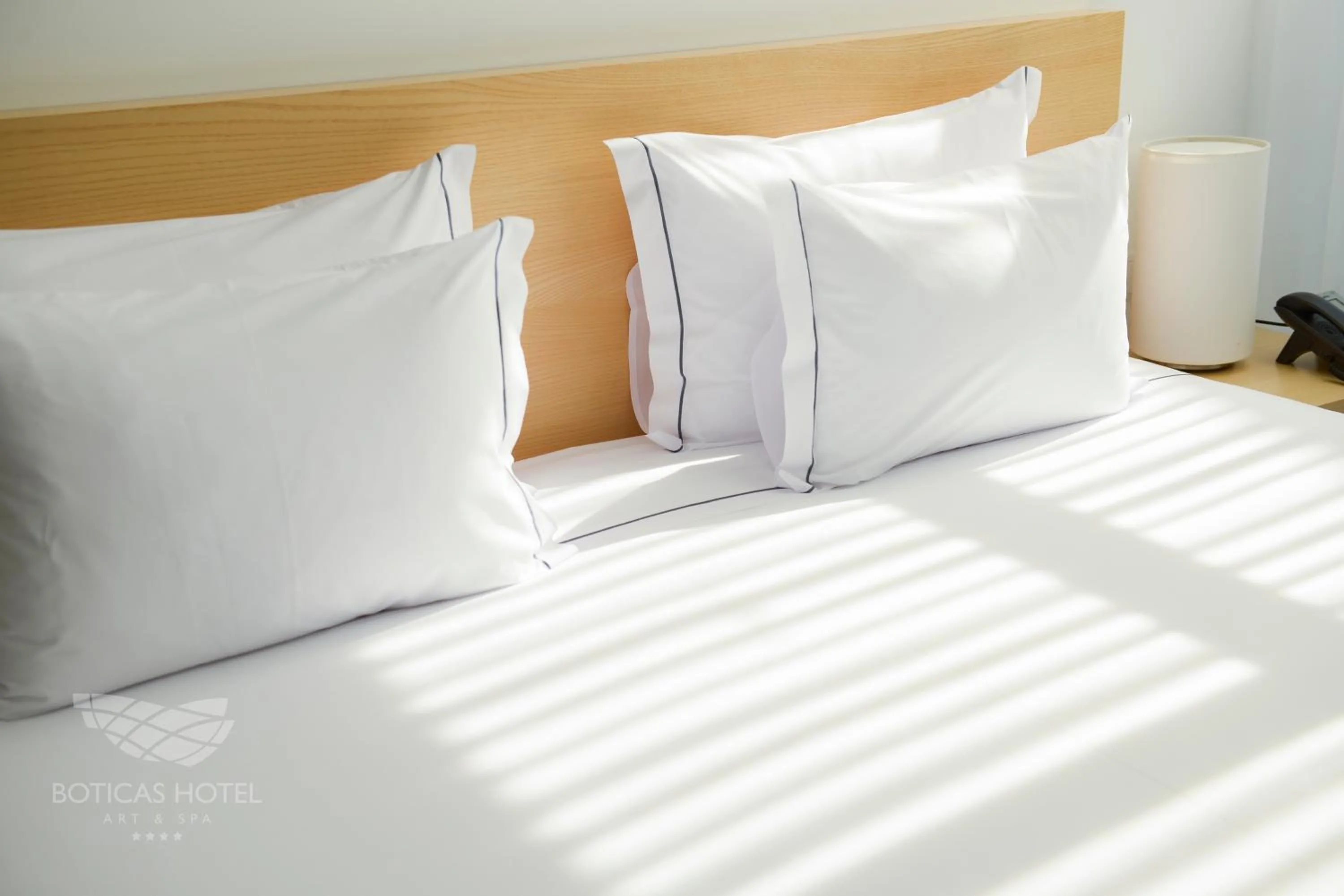 Bed in Boticas Hotel Art & SPA