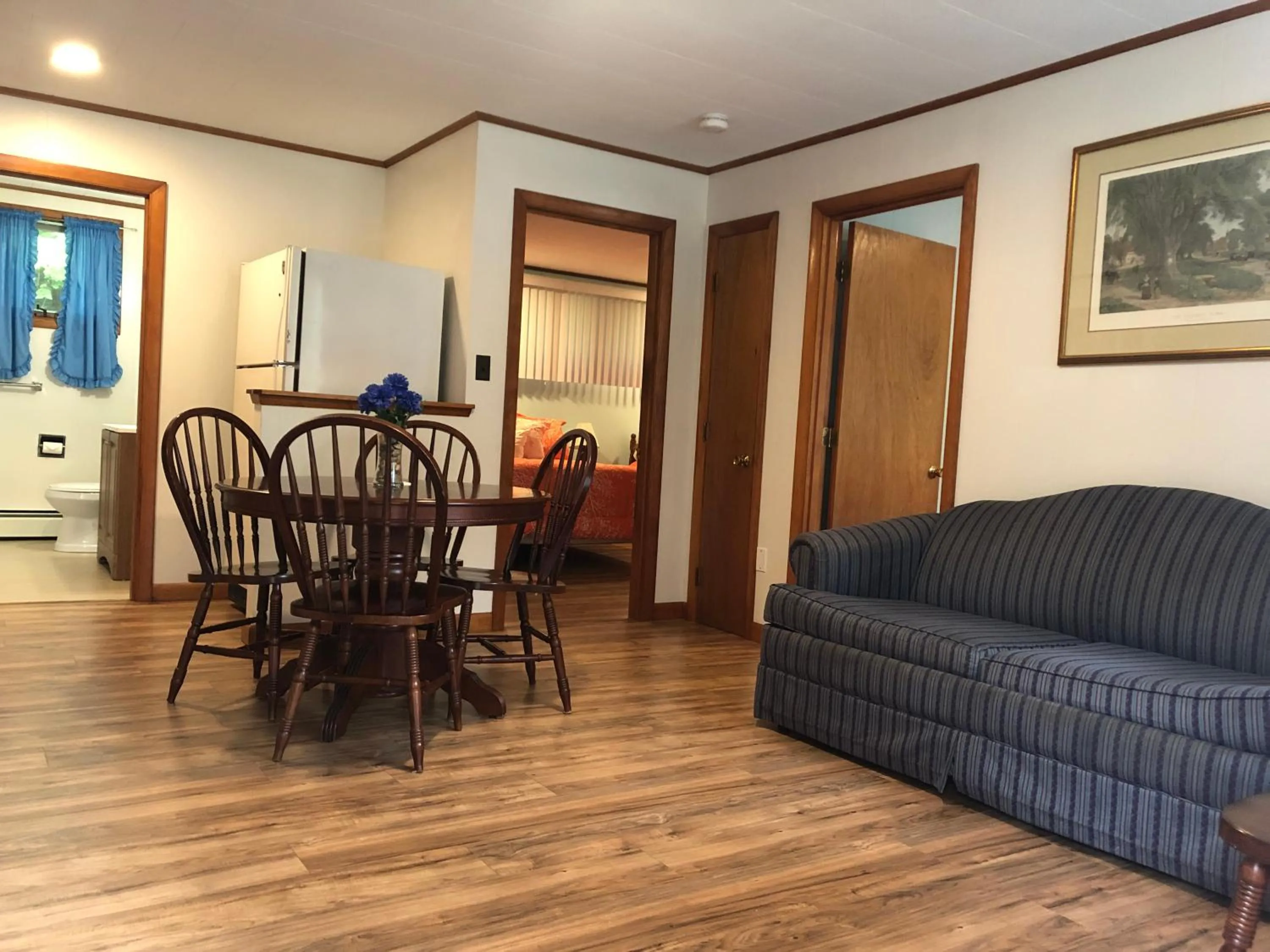 Seating area in Marcotte Motor Court