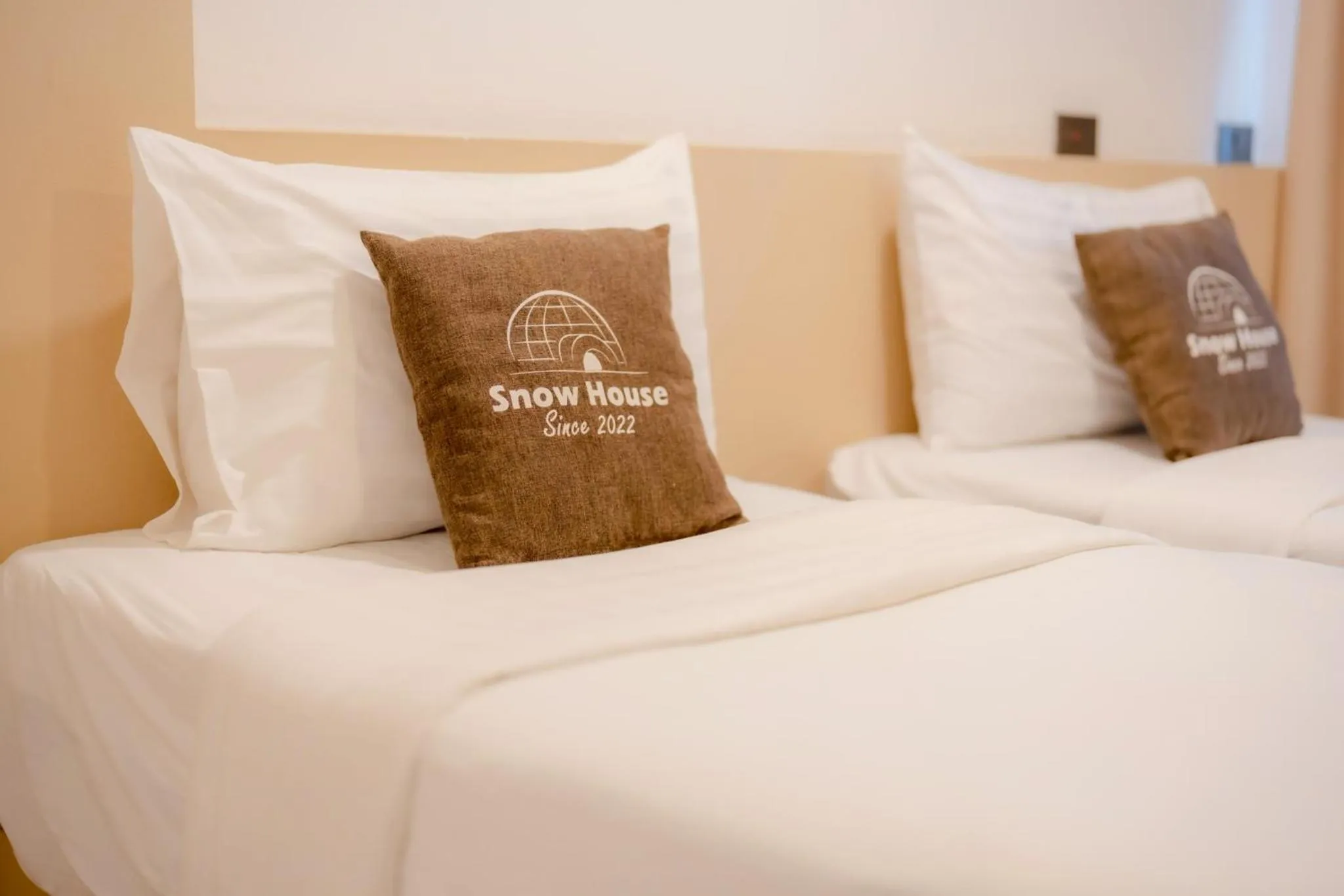 Bed in SNOW HOUSE Buriram