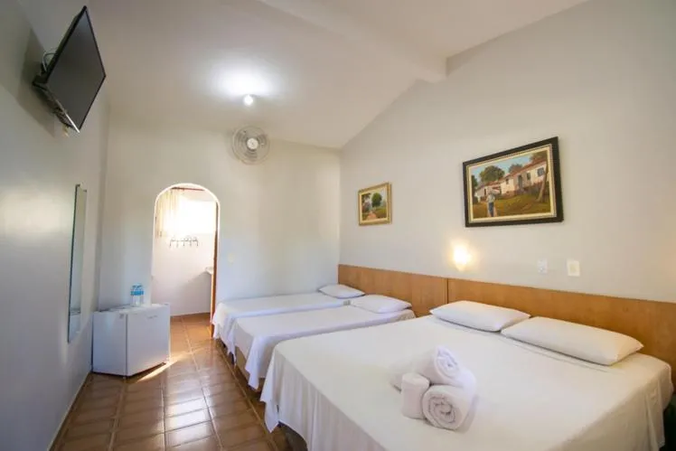Bed in Hotel Fazenda M1