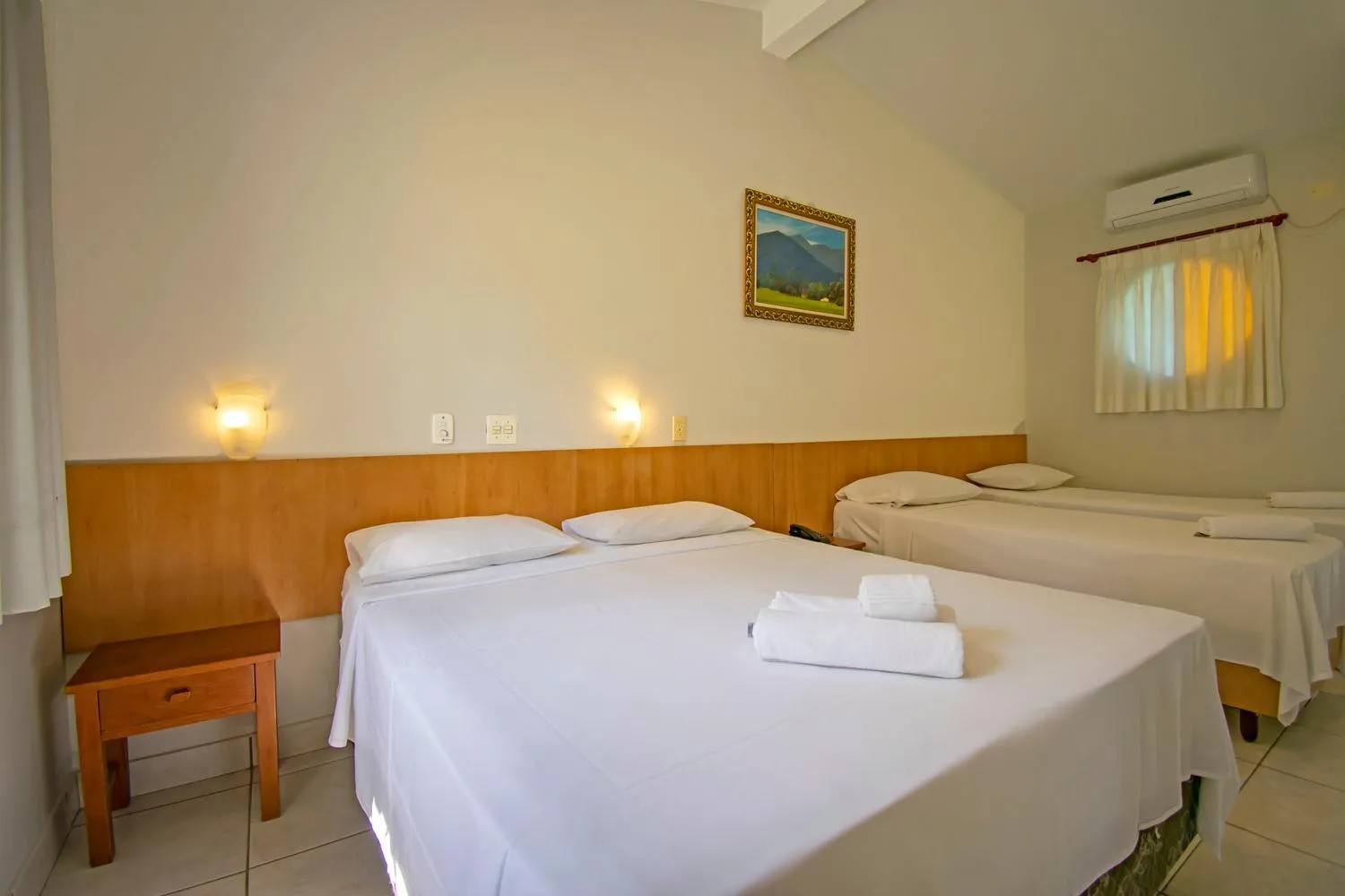 Bed in Hotel Fazenda M1