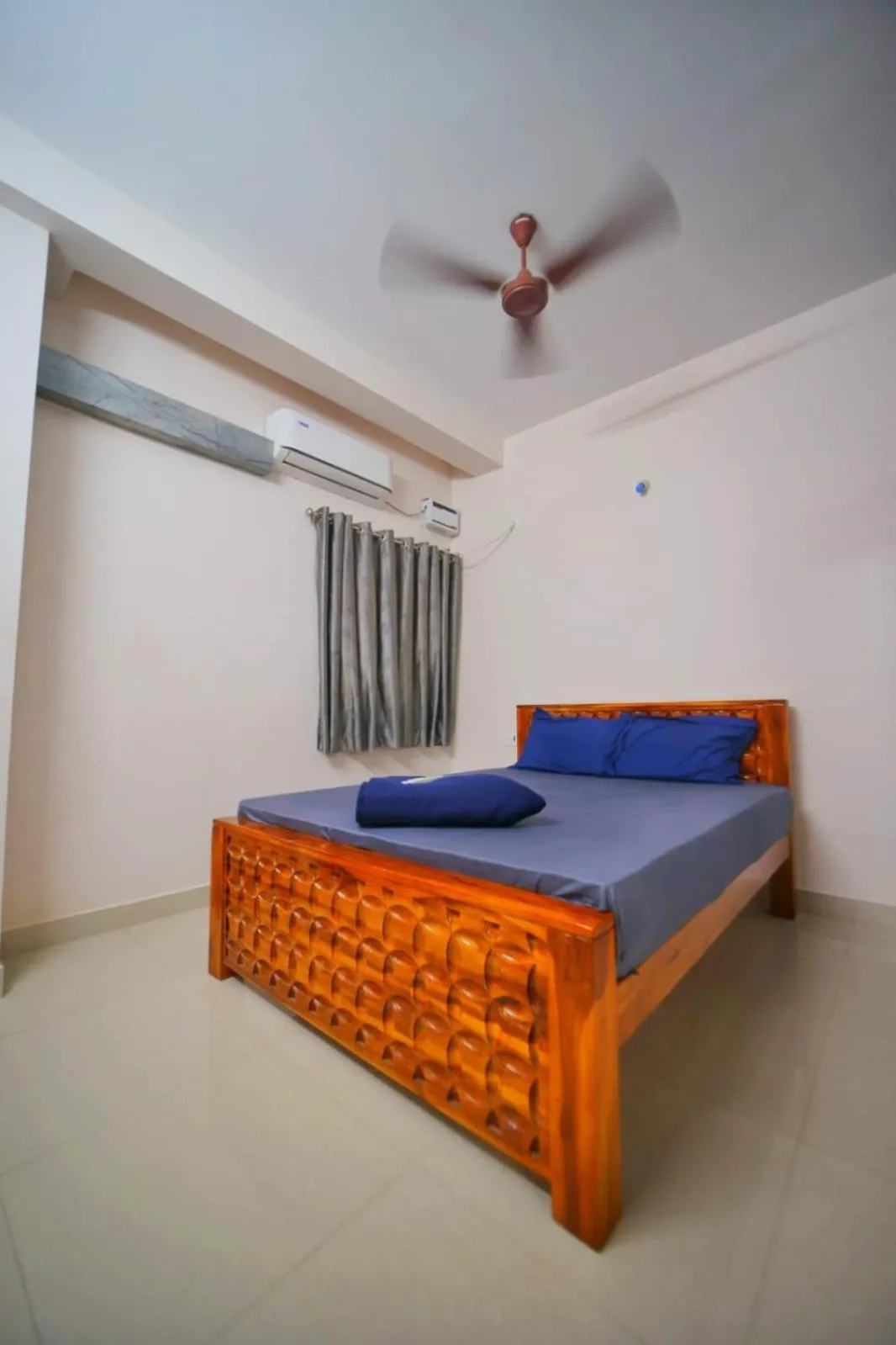 Bed in CM Stays Service Apartment - Near Chennai Airport - Pallavaram