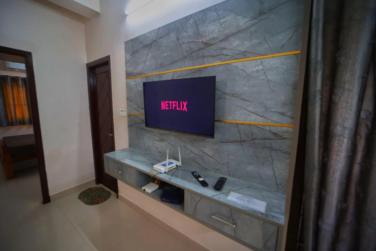 Shower in CM Stays Service Apartment - Near Chennai Airport - Pallavaram