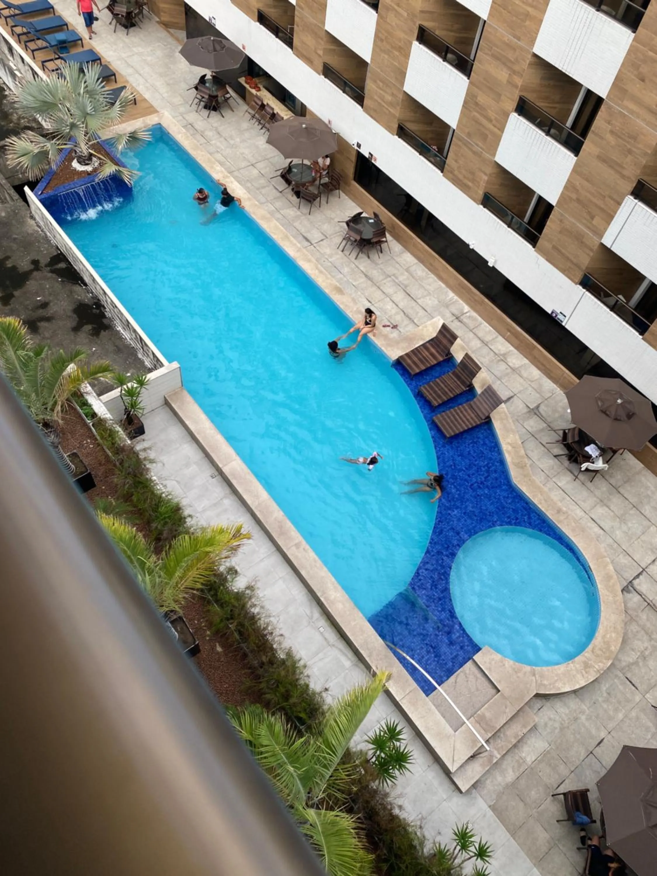 Pool view in Gold Flat Cabo Branco