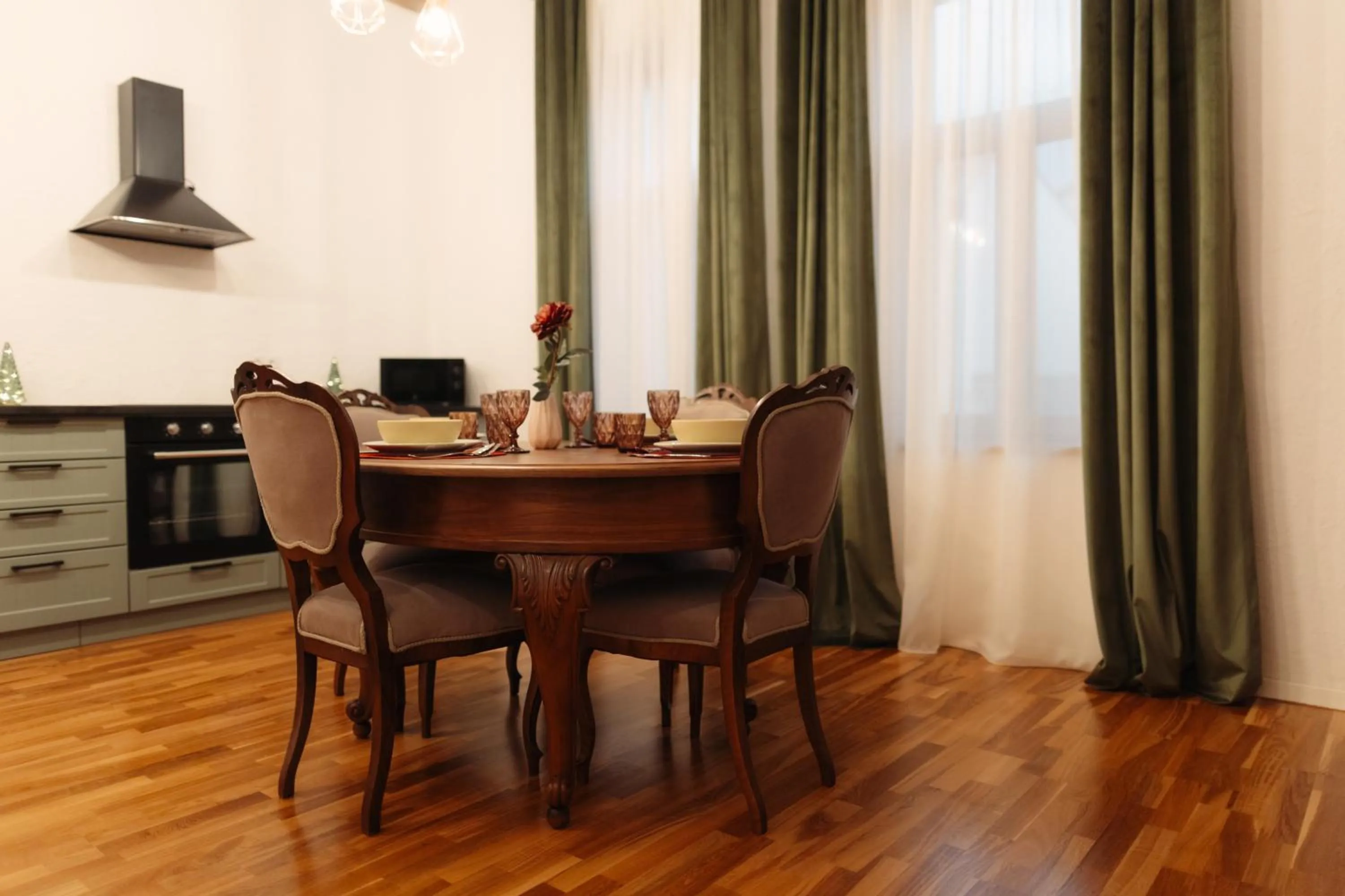Dining area in Casa 1901