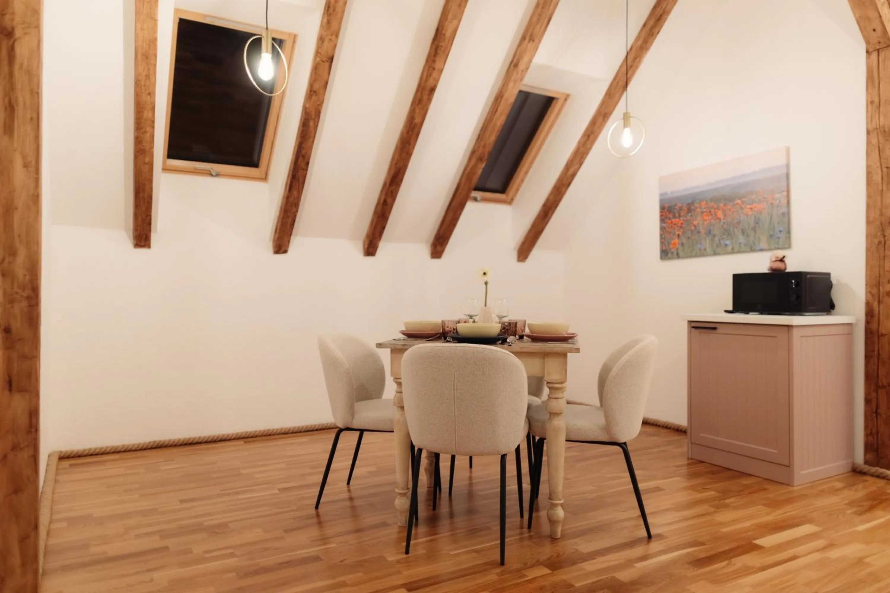 Dining area in Casa 1901