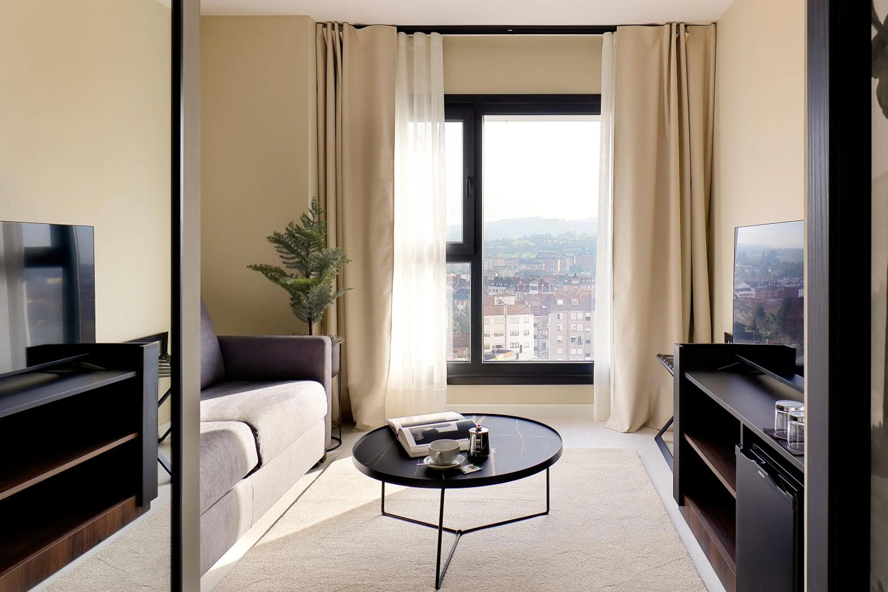 Living room in Nuvō Hotel Boutique