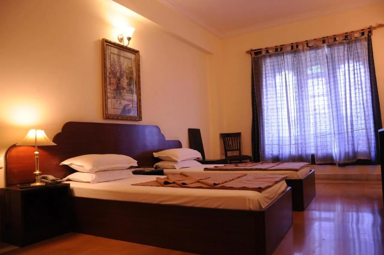 Bed in Pratap Palace