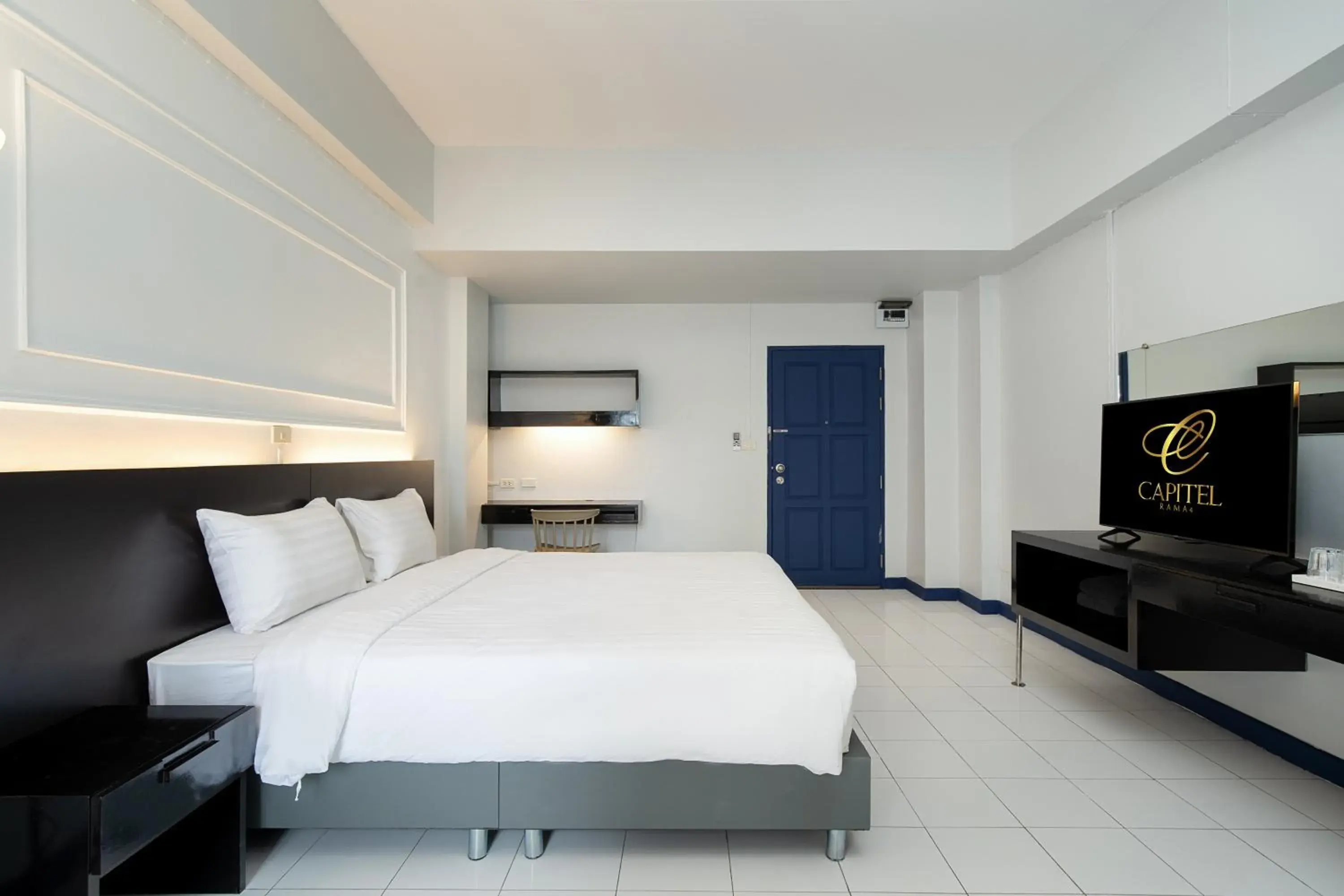 Bedroom, Bed in Capitel Rama 4 Bedroom, Bed in Capitel Rama 4