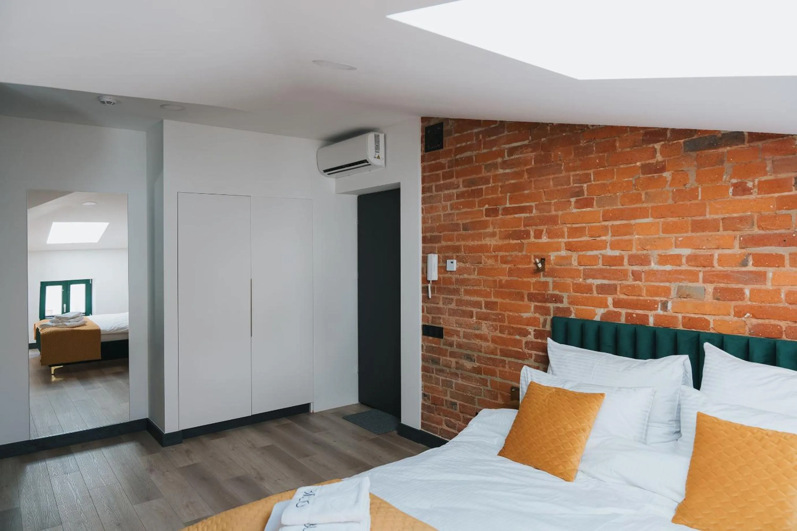 View (from property/room), Bed in Apartamenty BIBLIO