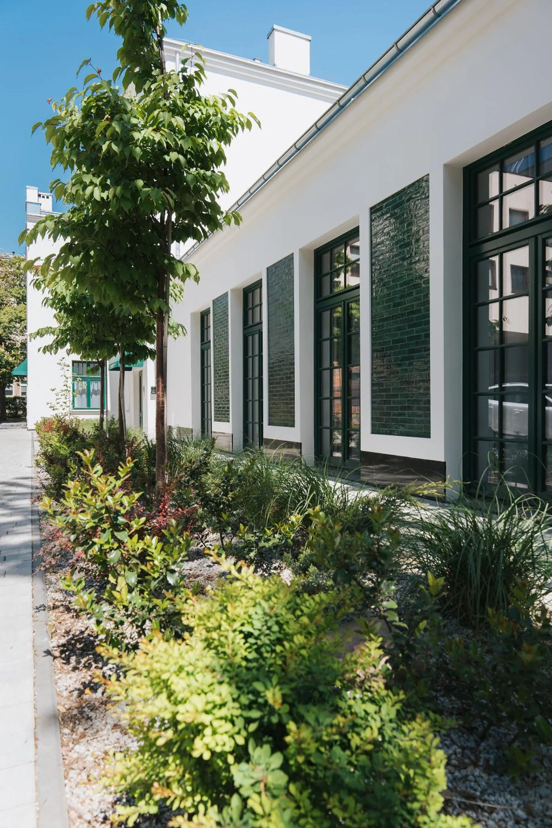 Garden view in Apartamenty BIBLIO