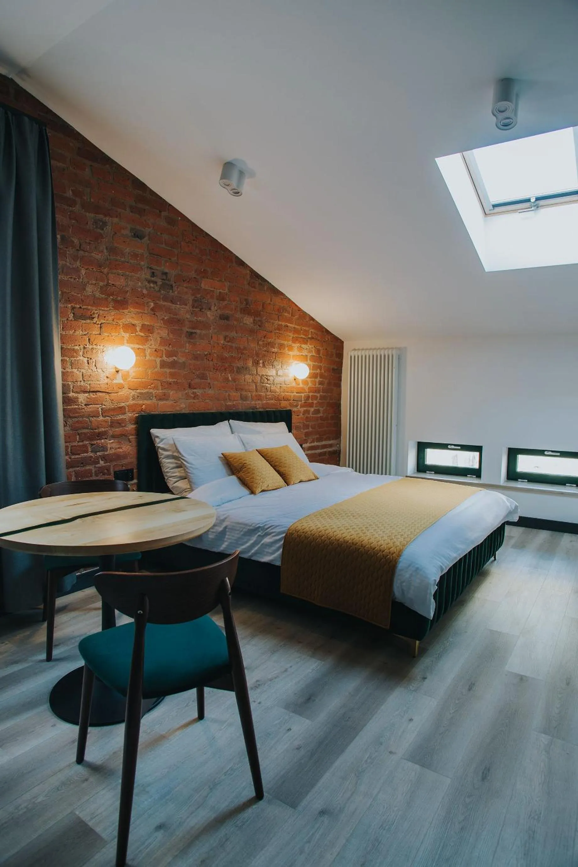 Living room, Bed in Apartamenty BIBLIO