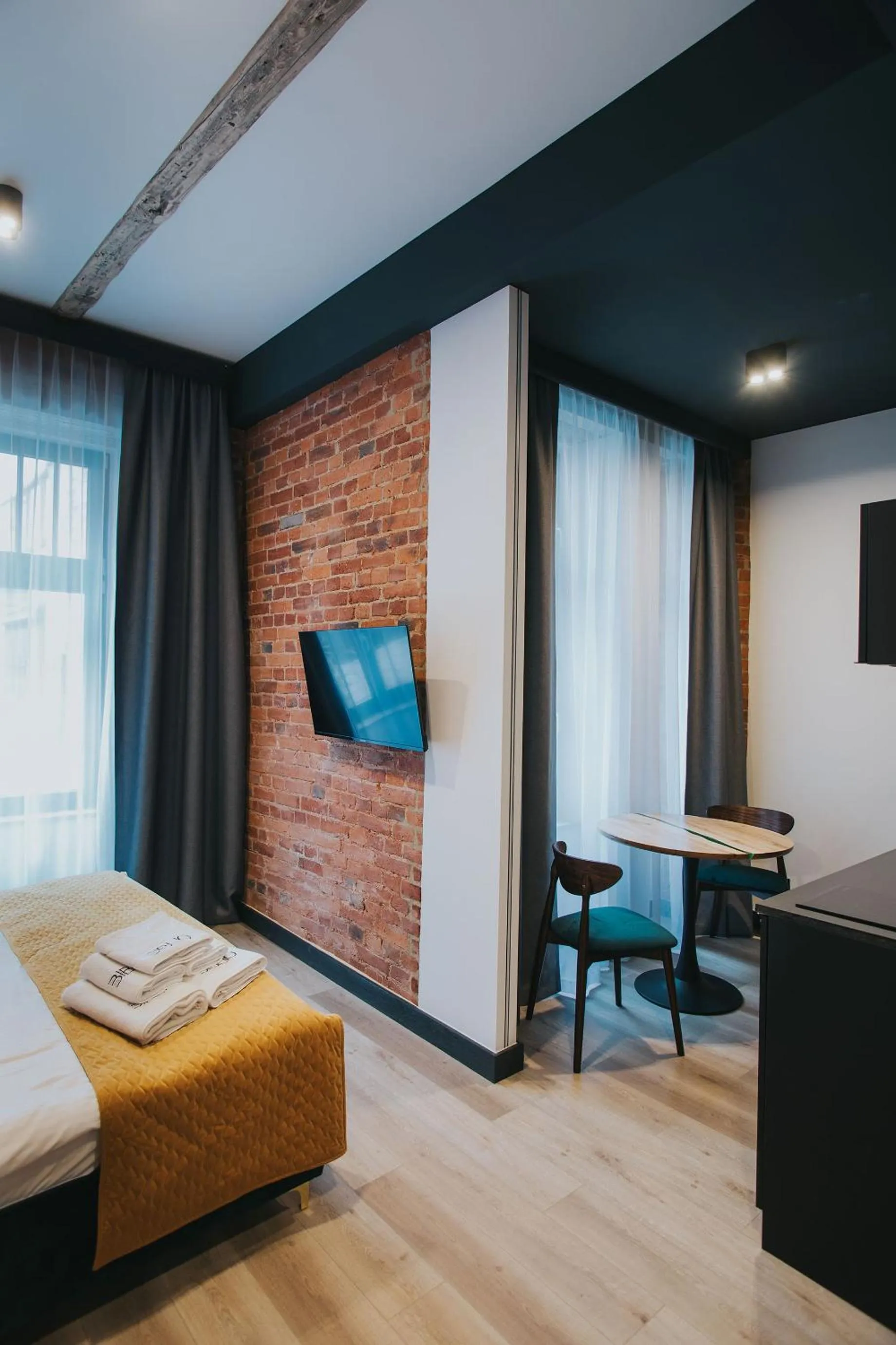 View (from property/room), Bed in Apartamenty BIBLIO