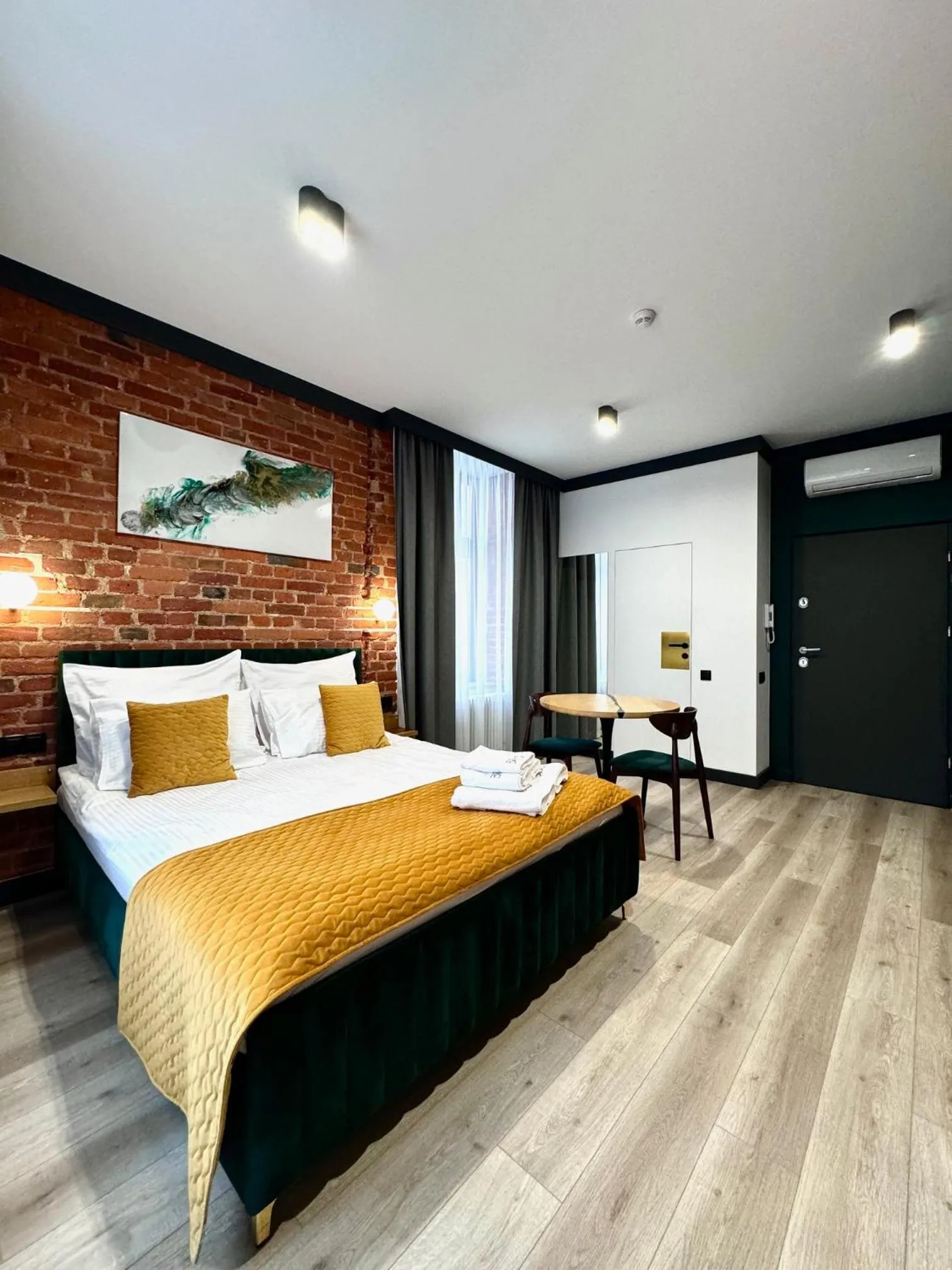 View (from property/room), Bed in Apartamenty BIBLIO