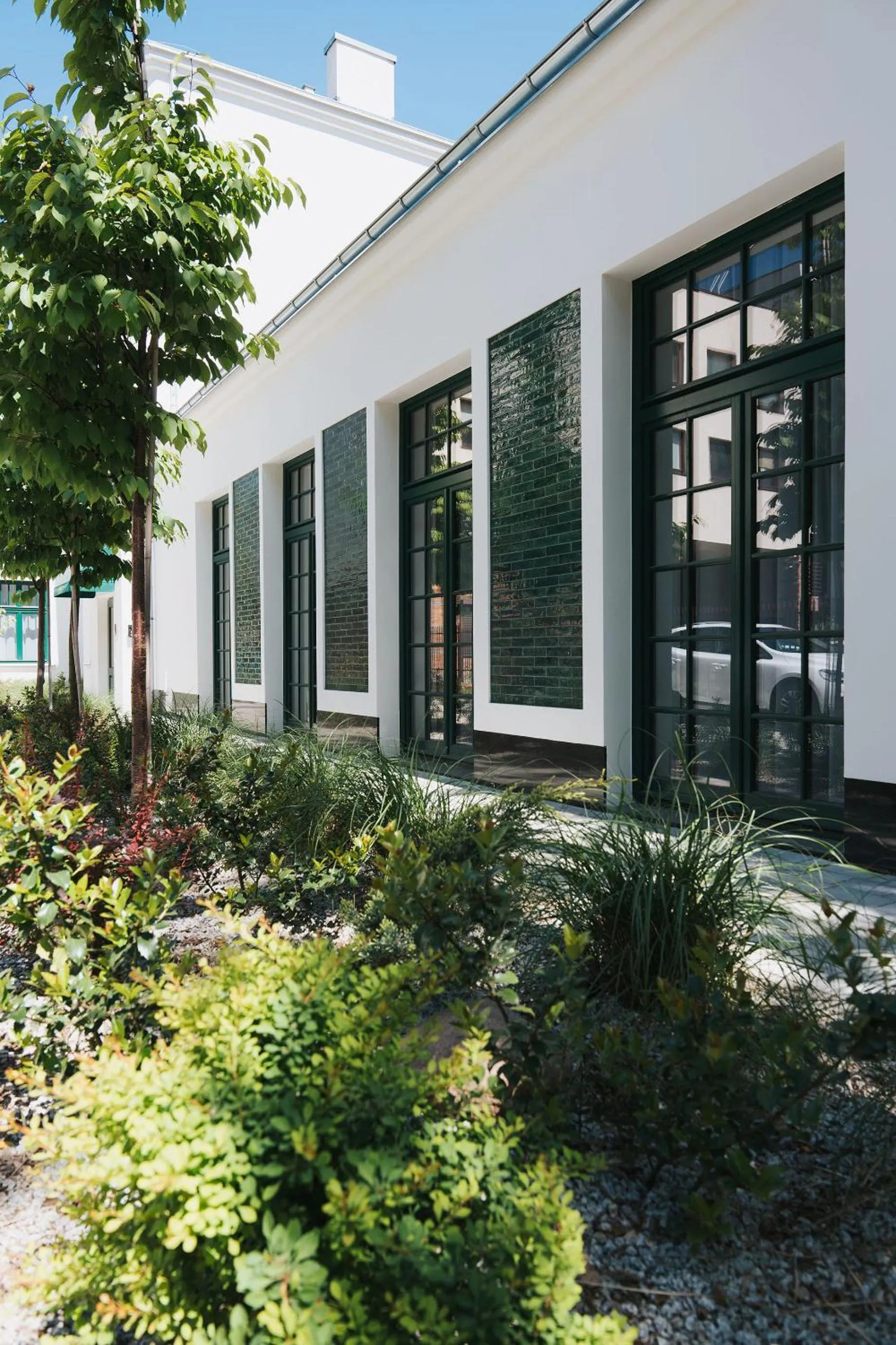 Garden view in Apartamenty BIBLIO