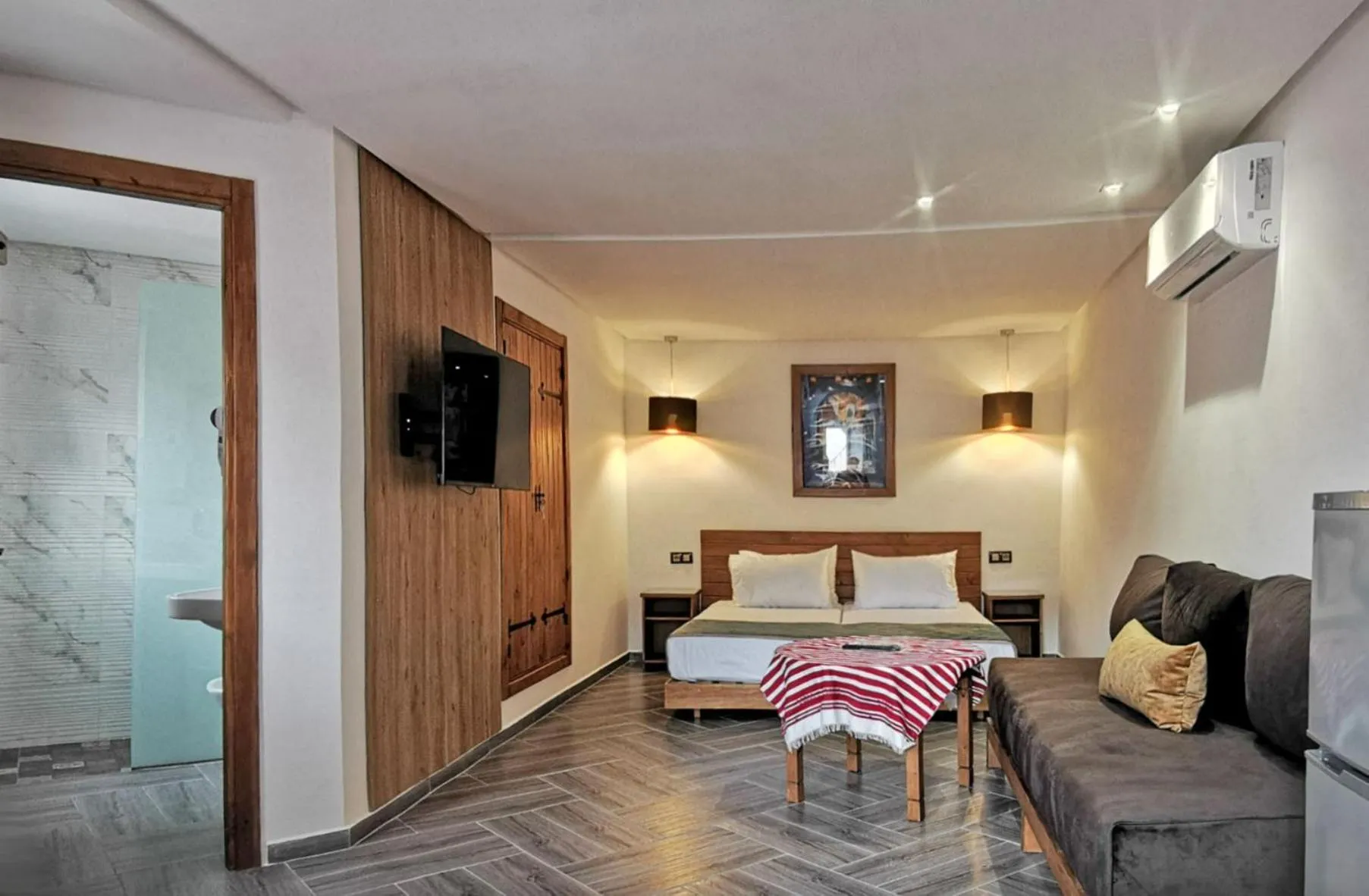 Photo of the whole room, Bed in Aparthotel Dar Nowara Chaouen