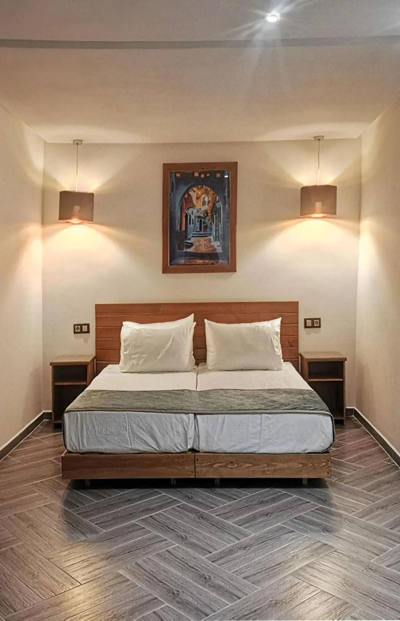 Patio, Bed in Aparthotel Dar Nowara Chaouen