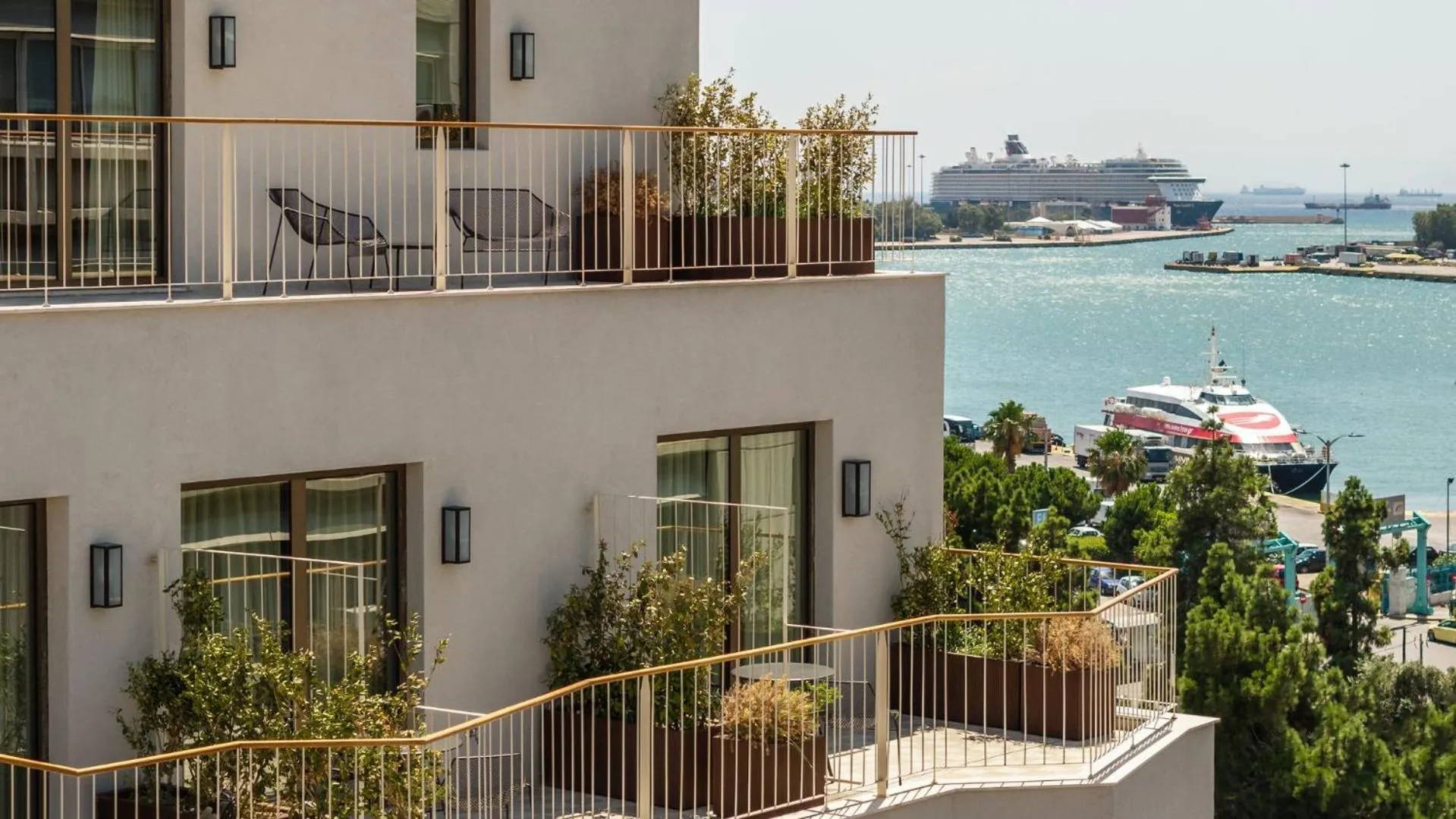 Bird's eye view in Mitsis N'U Piraeus Port