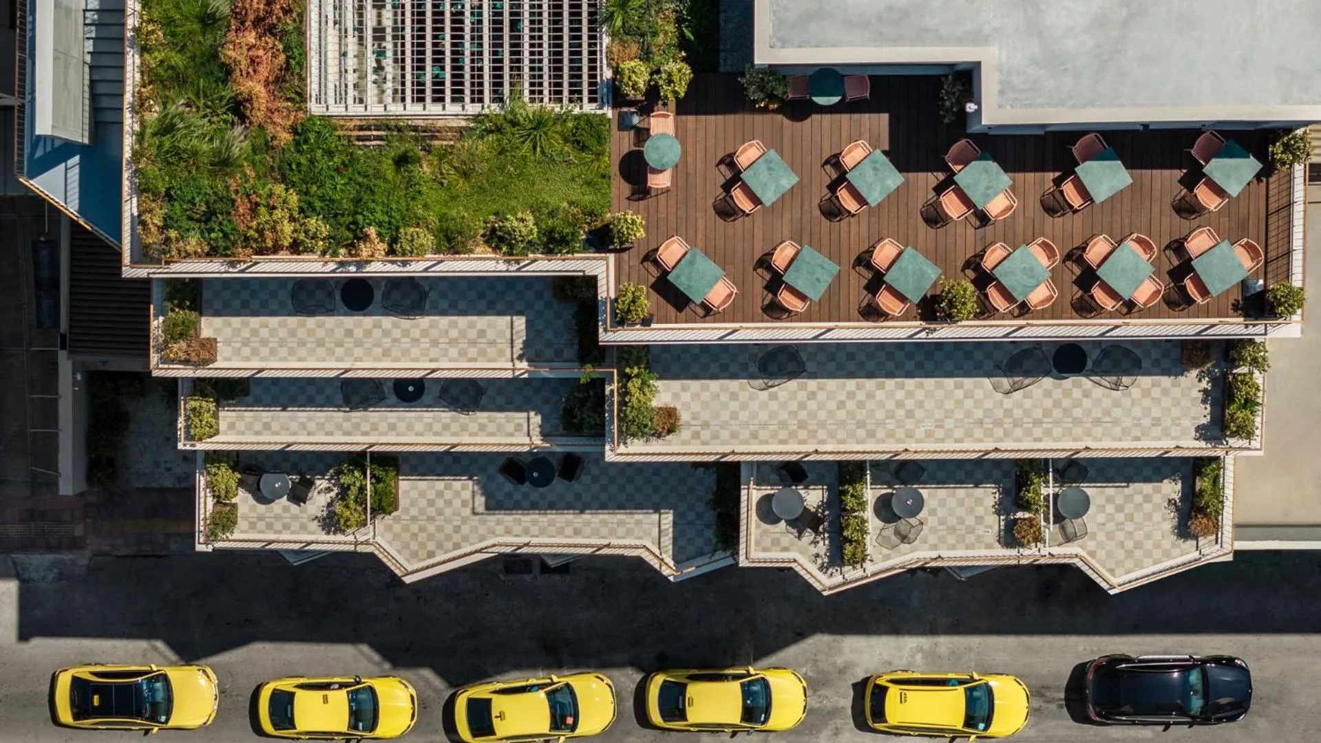 Bird's eye view in Mitsis N'U Piraeus Port