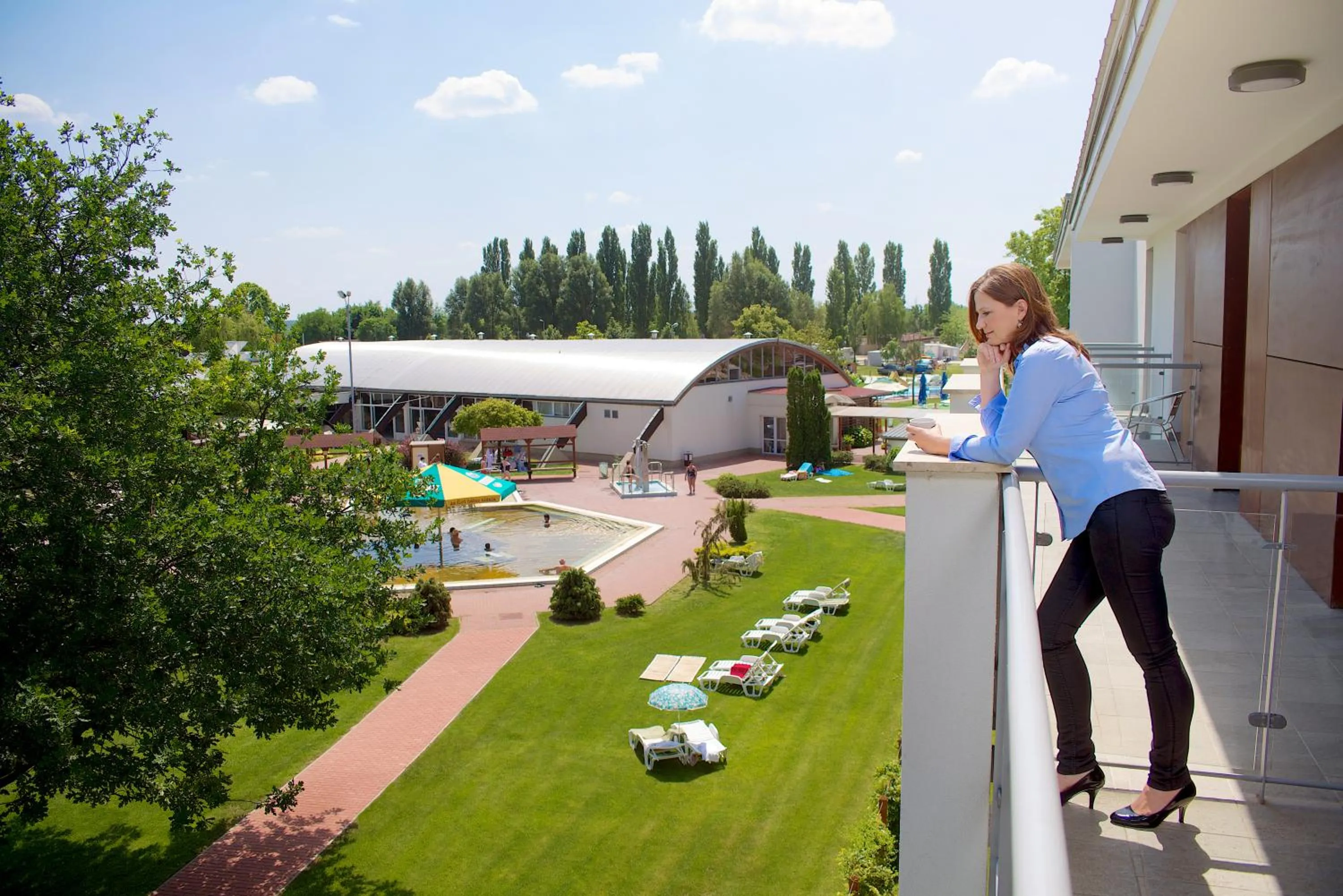 Pool view in Barack Thermal Hotel and Spa