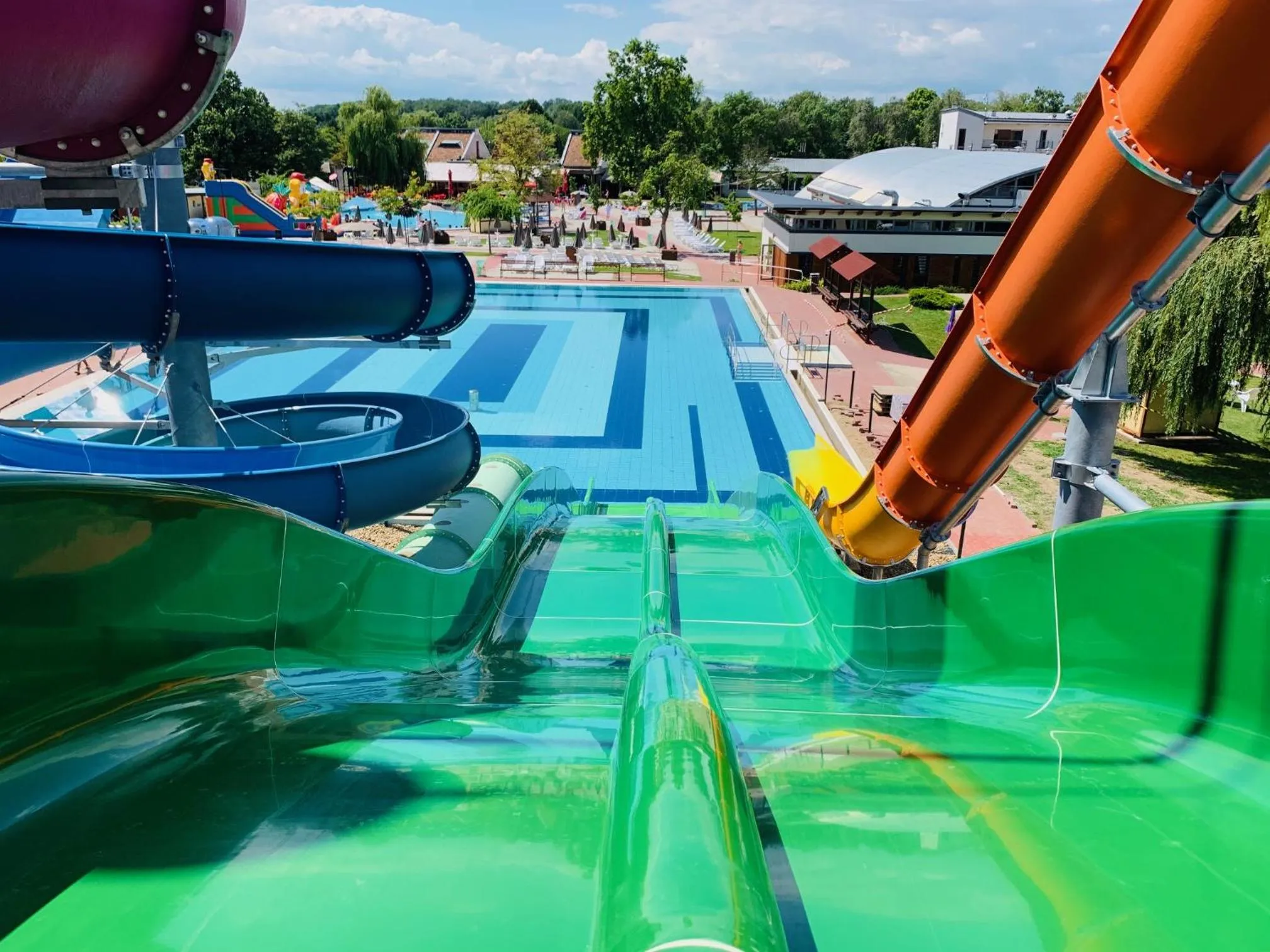 Swimming pool in Barack Thermal Hotel and Spa