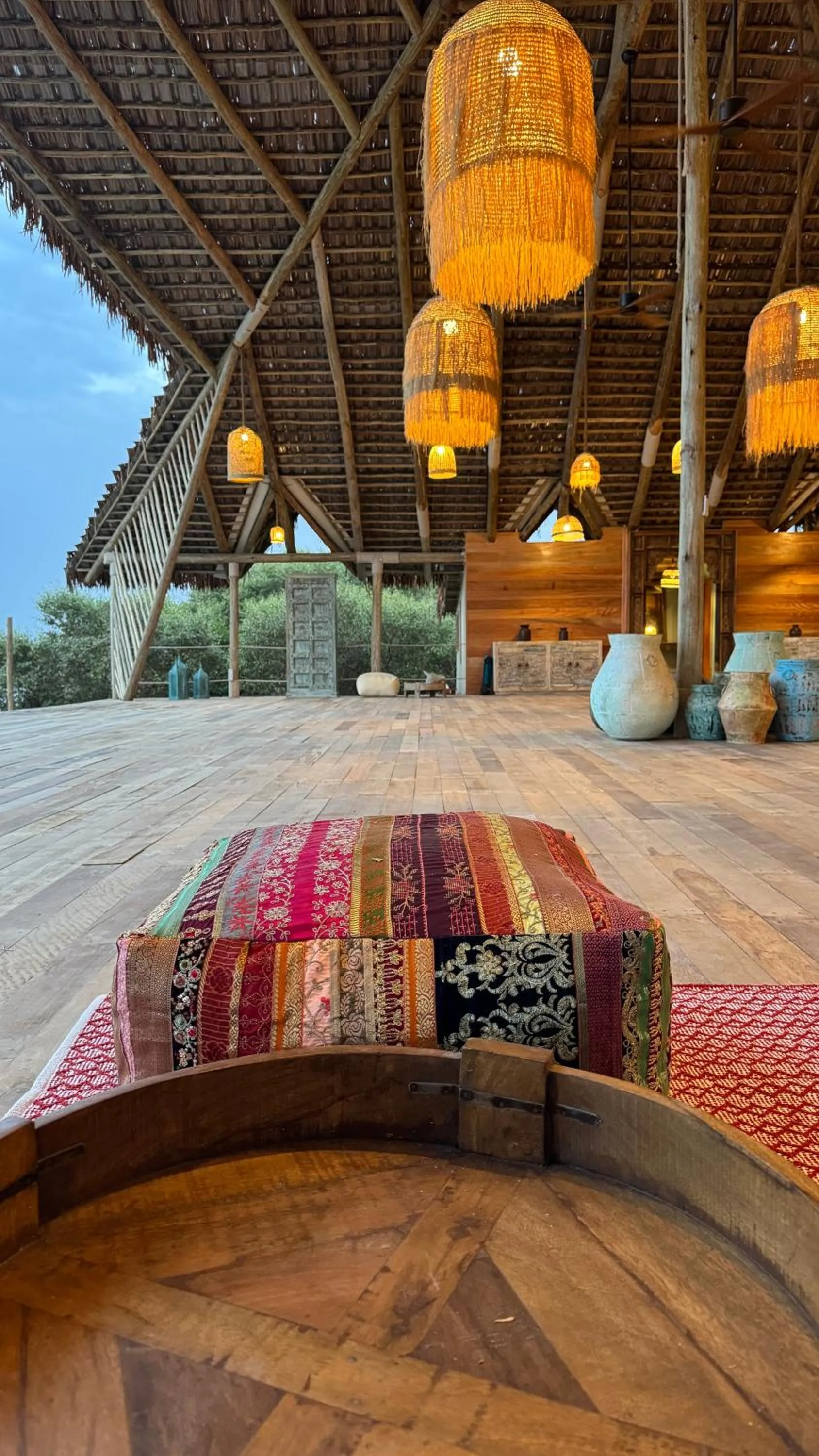 Seating area in Casa Mikoko Resort
