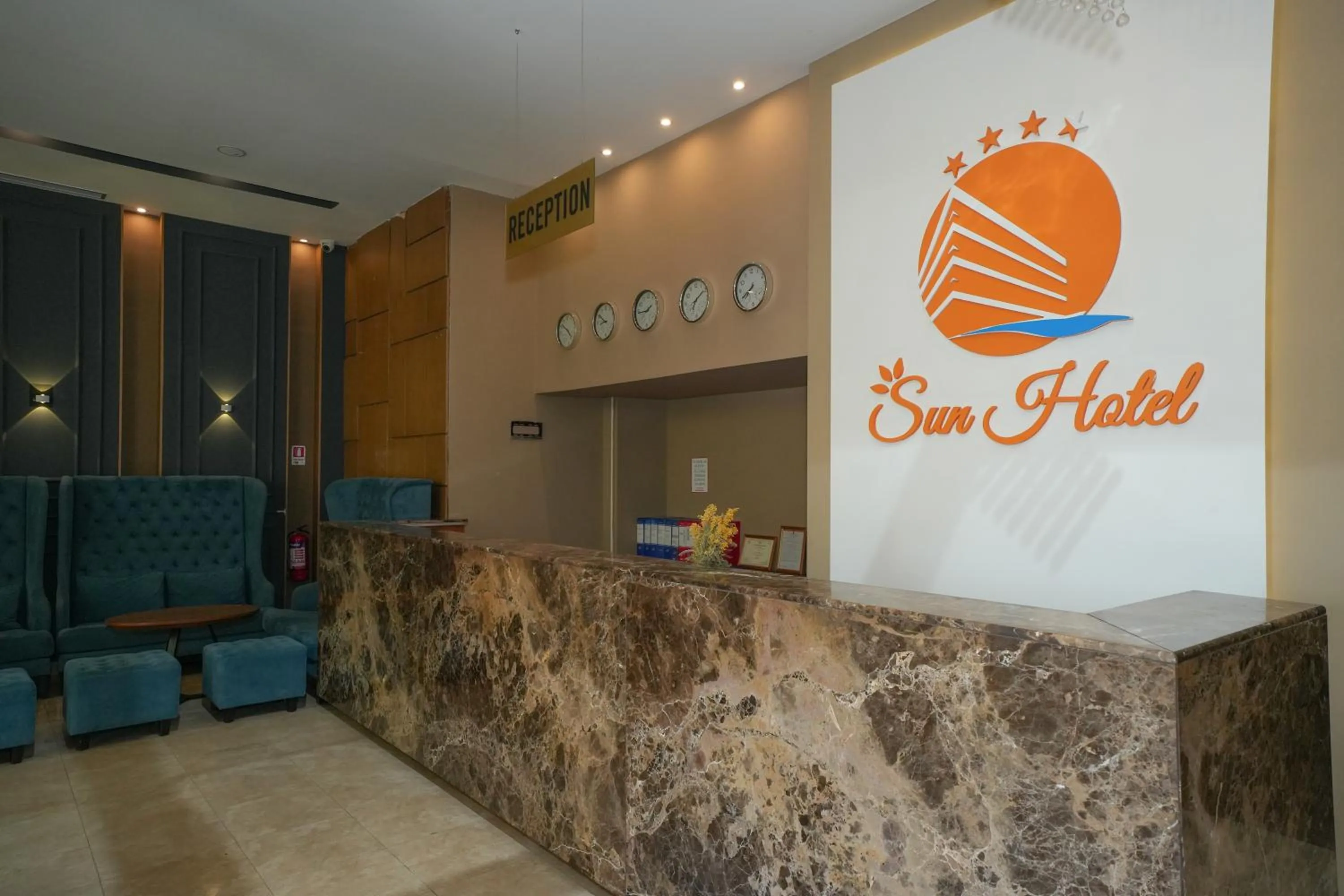 Lobby or reception in Sun Hotel