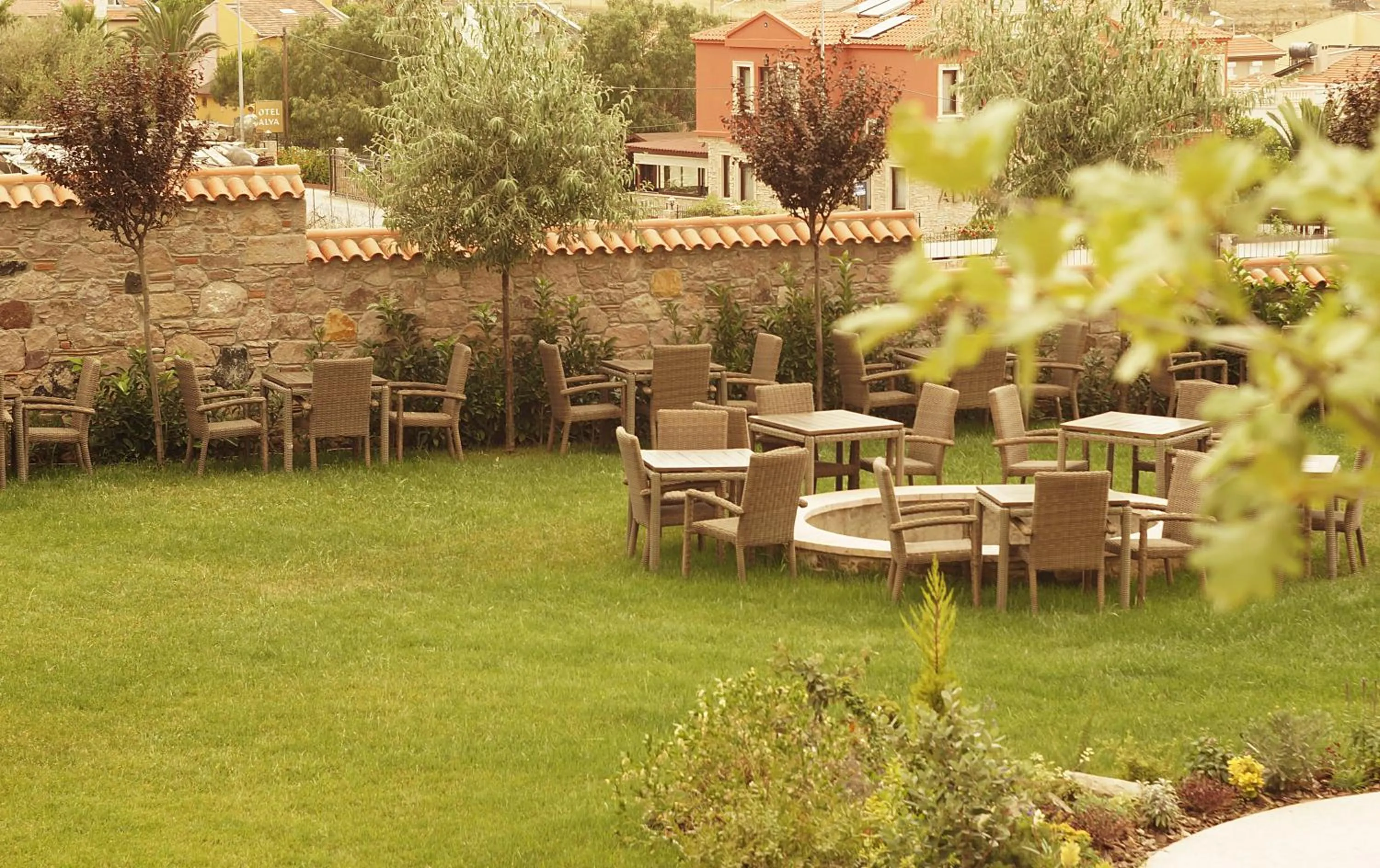 Garden in Cunda Labris Hotel