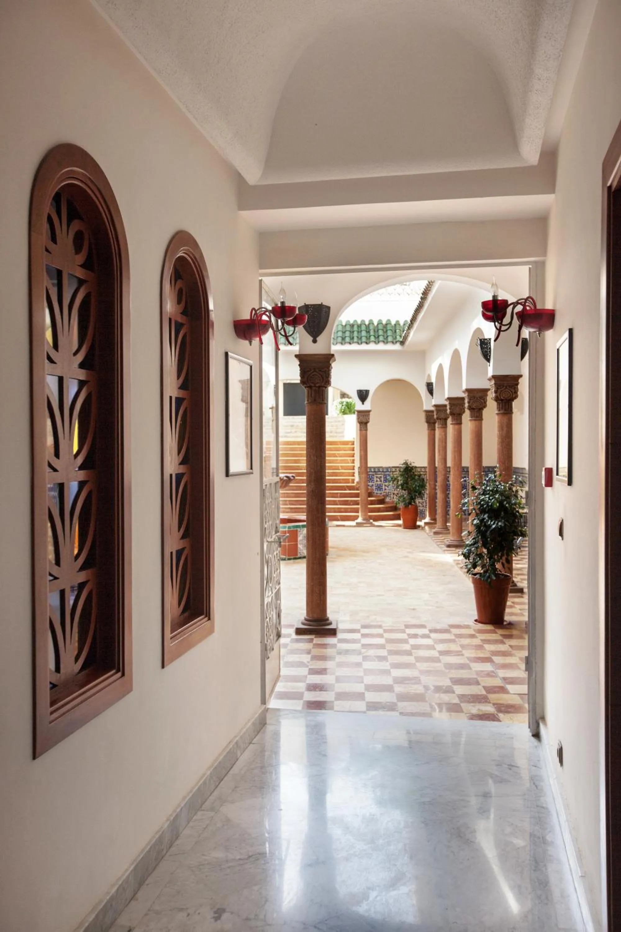 Decorative detail in Grand Hotel Villa de France