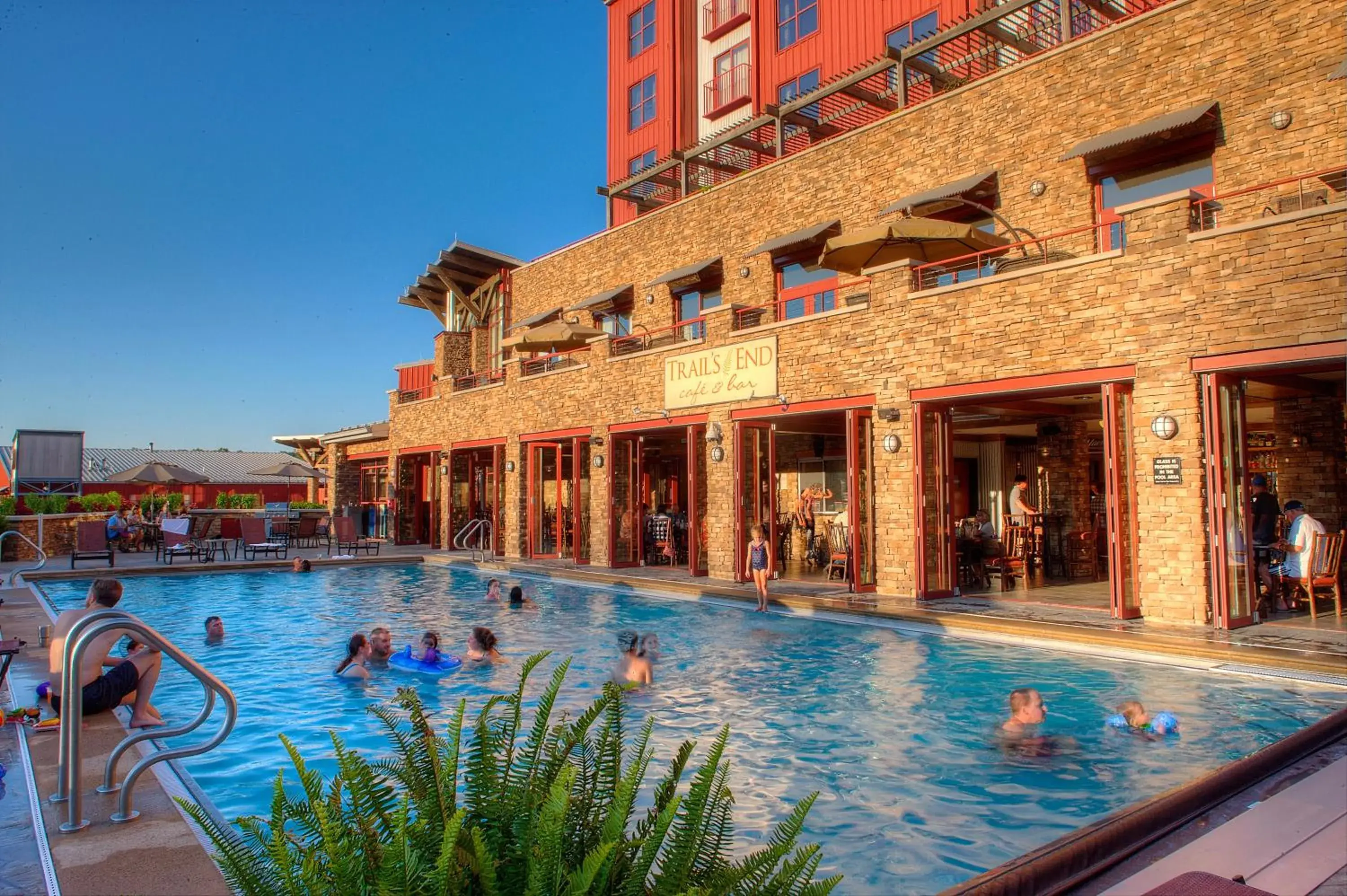 Swimming pool in Bear Creek Mountain Resort Swimming pool in Bear Creek Mountain Resort
