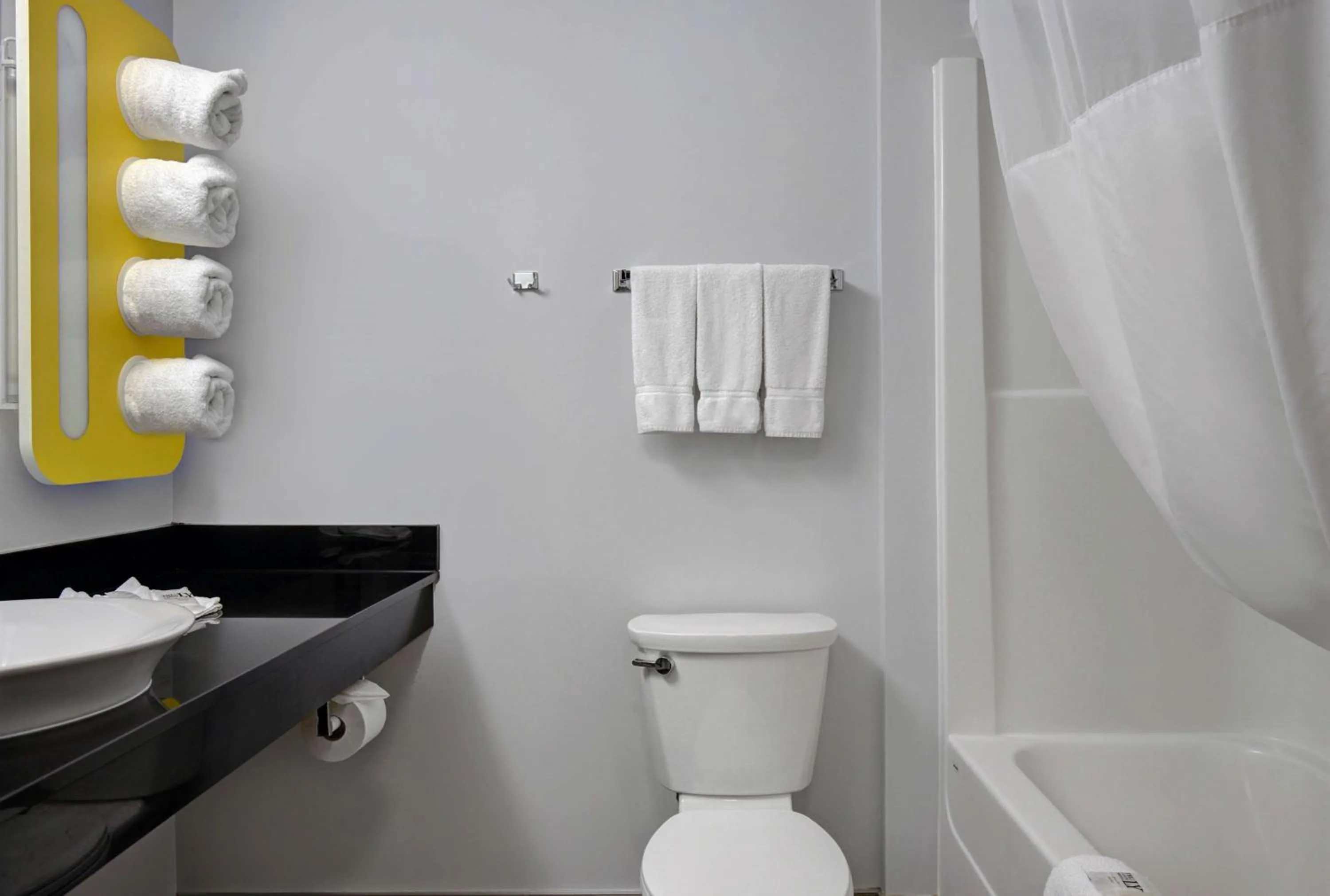 Bathroom in Motel 6 Airdrie