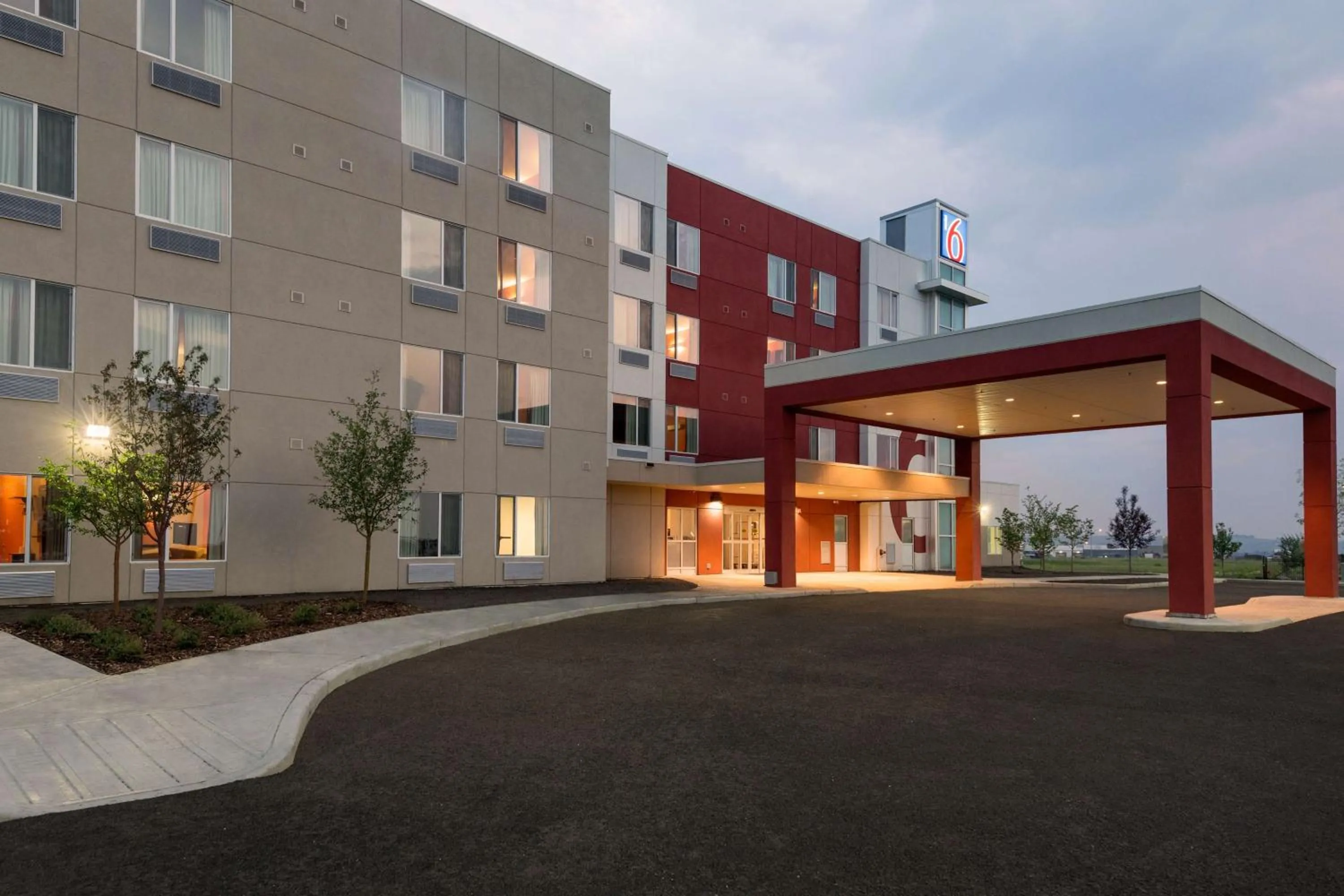 Property building in Motel 6 Airdrie