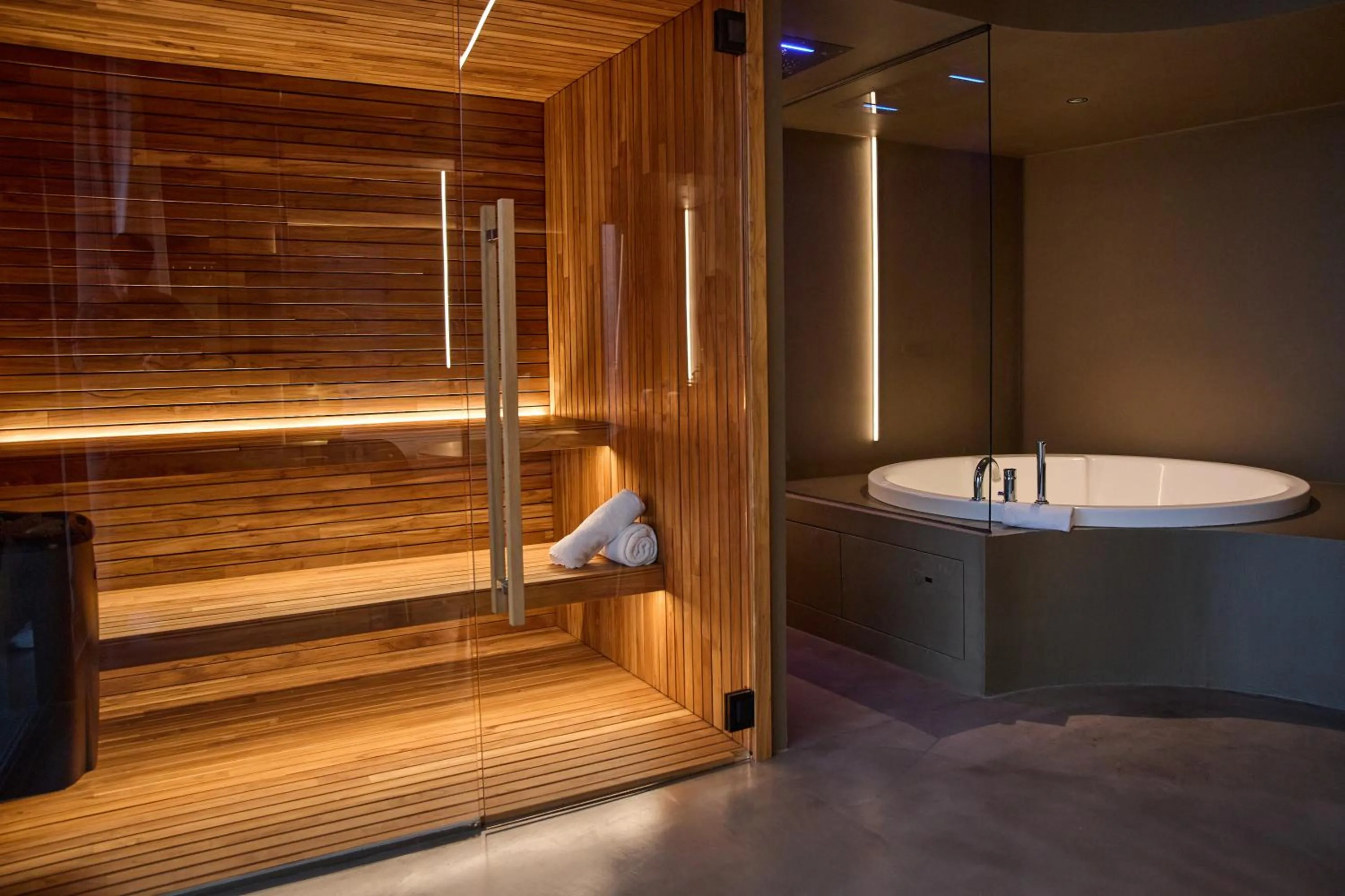 Sauna in Le Agavi Resort & SPA