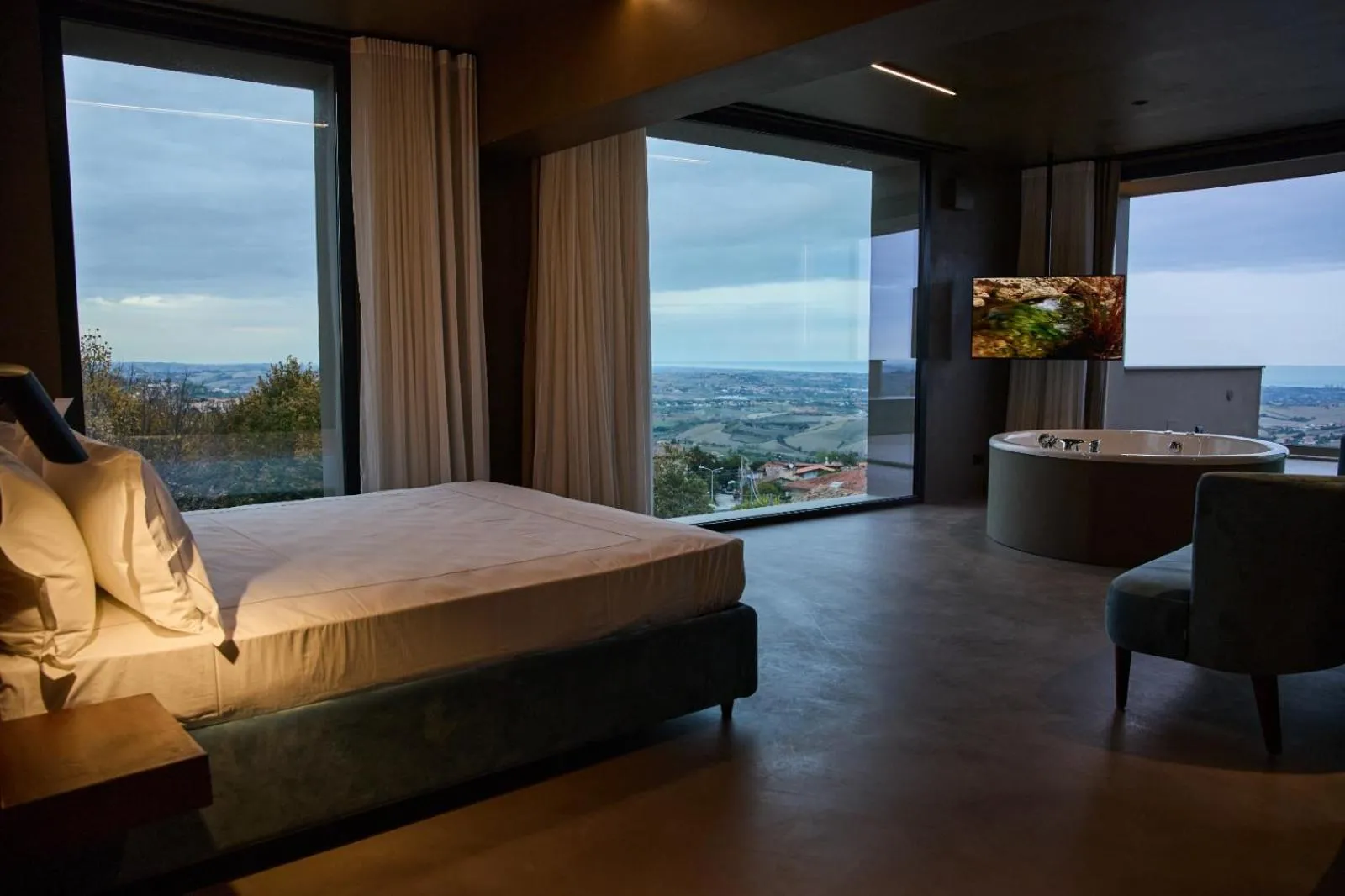 Bed in Le Agavi Resort & SPA