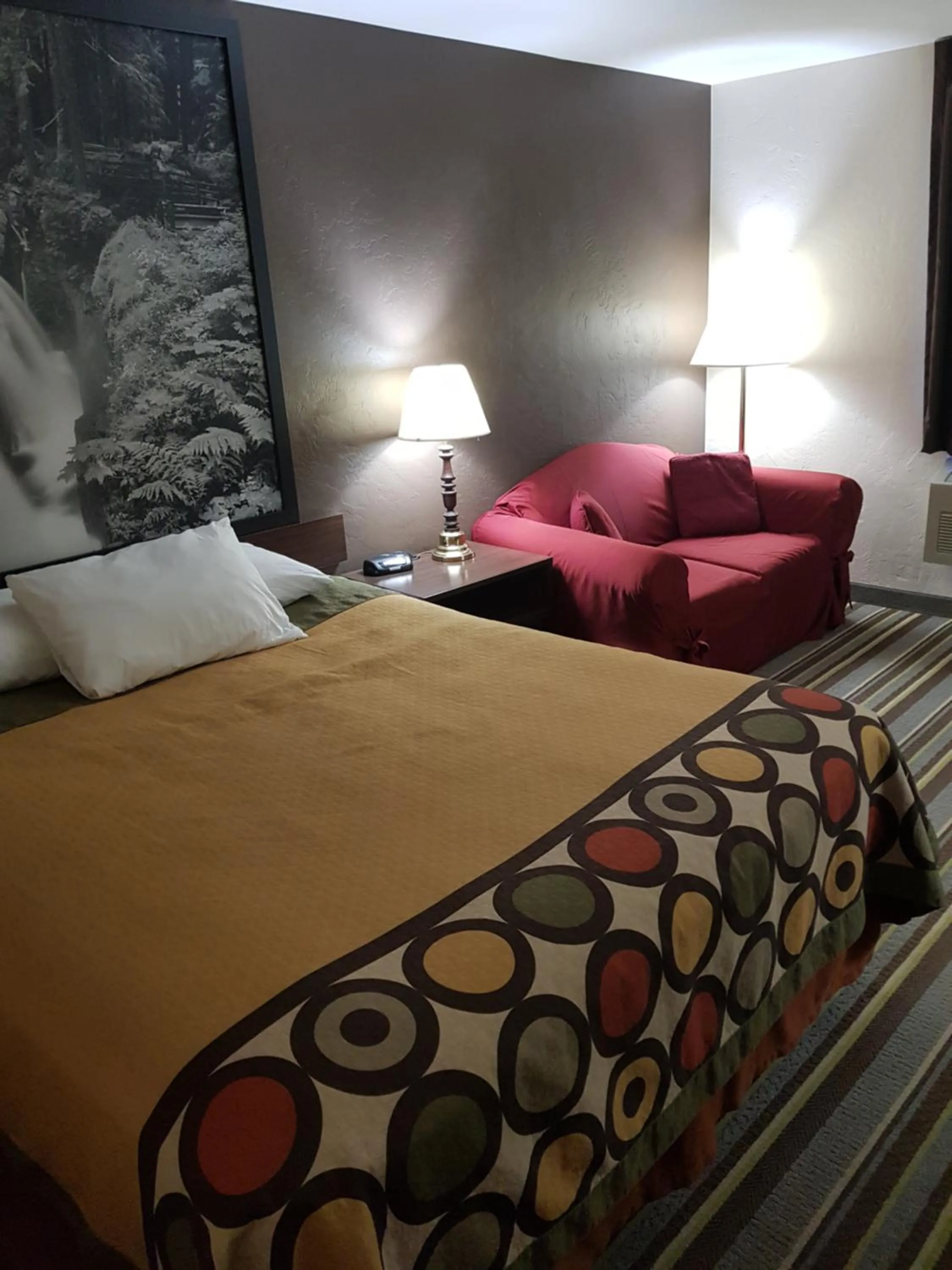 Bed in Super 8 by Wyndham Shelton