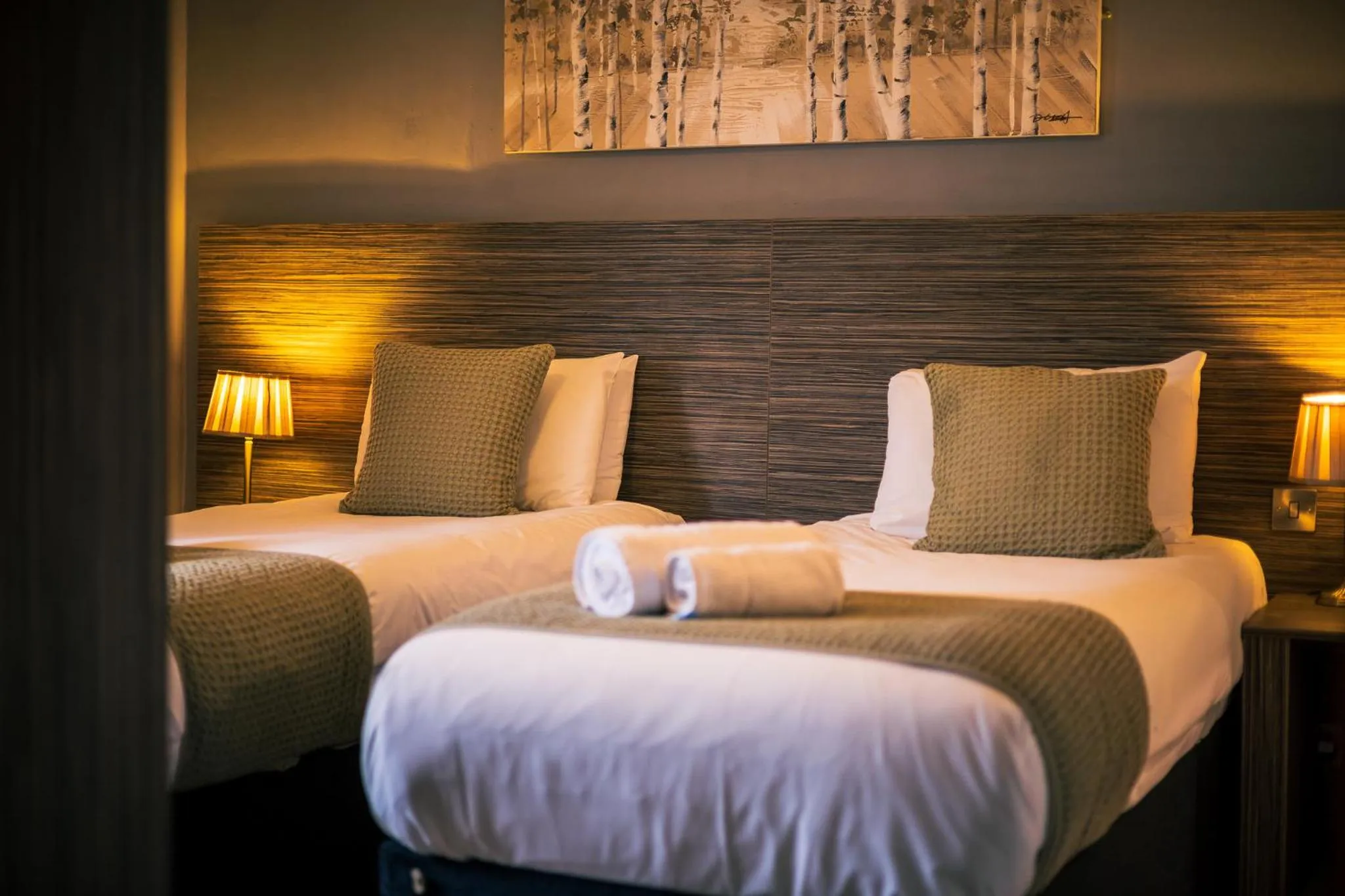 Bed in Three Horseshoes Inn