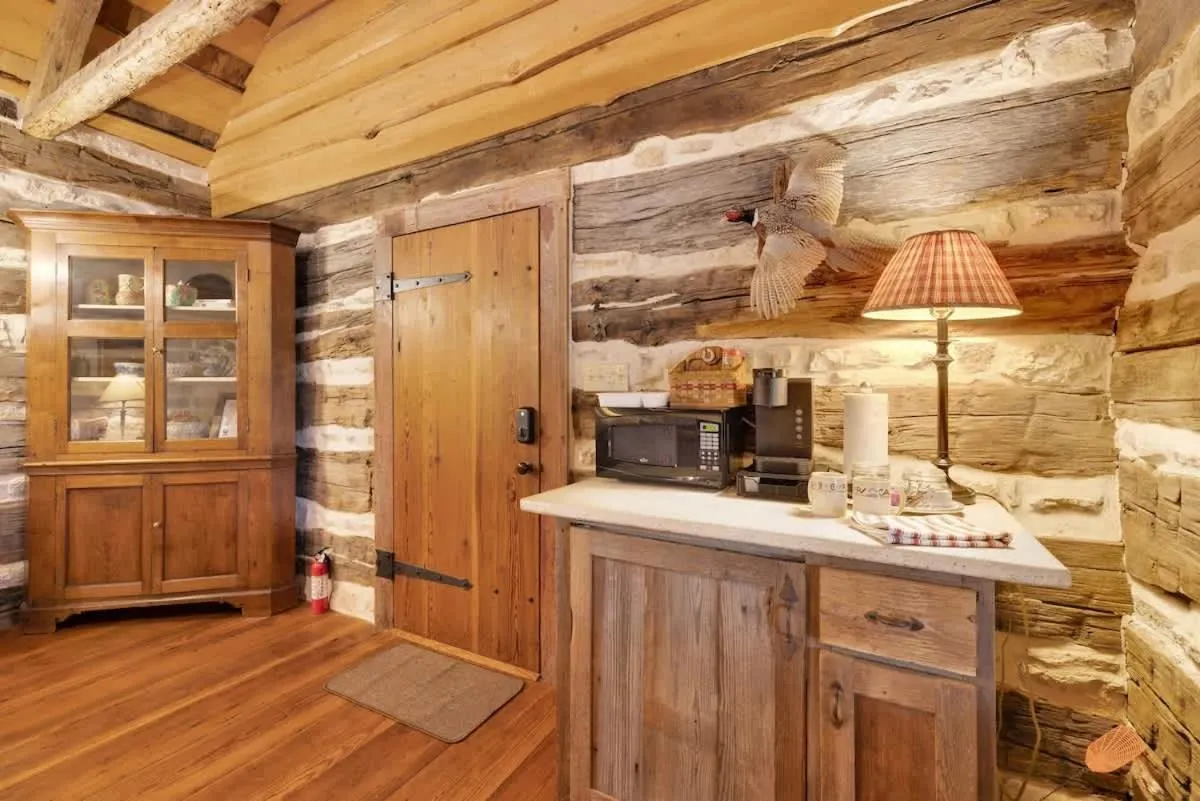 Kitchen or kitchenette in Coco at Sunset Valley Ranch