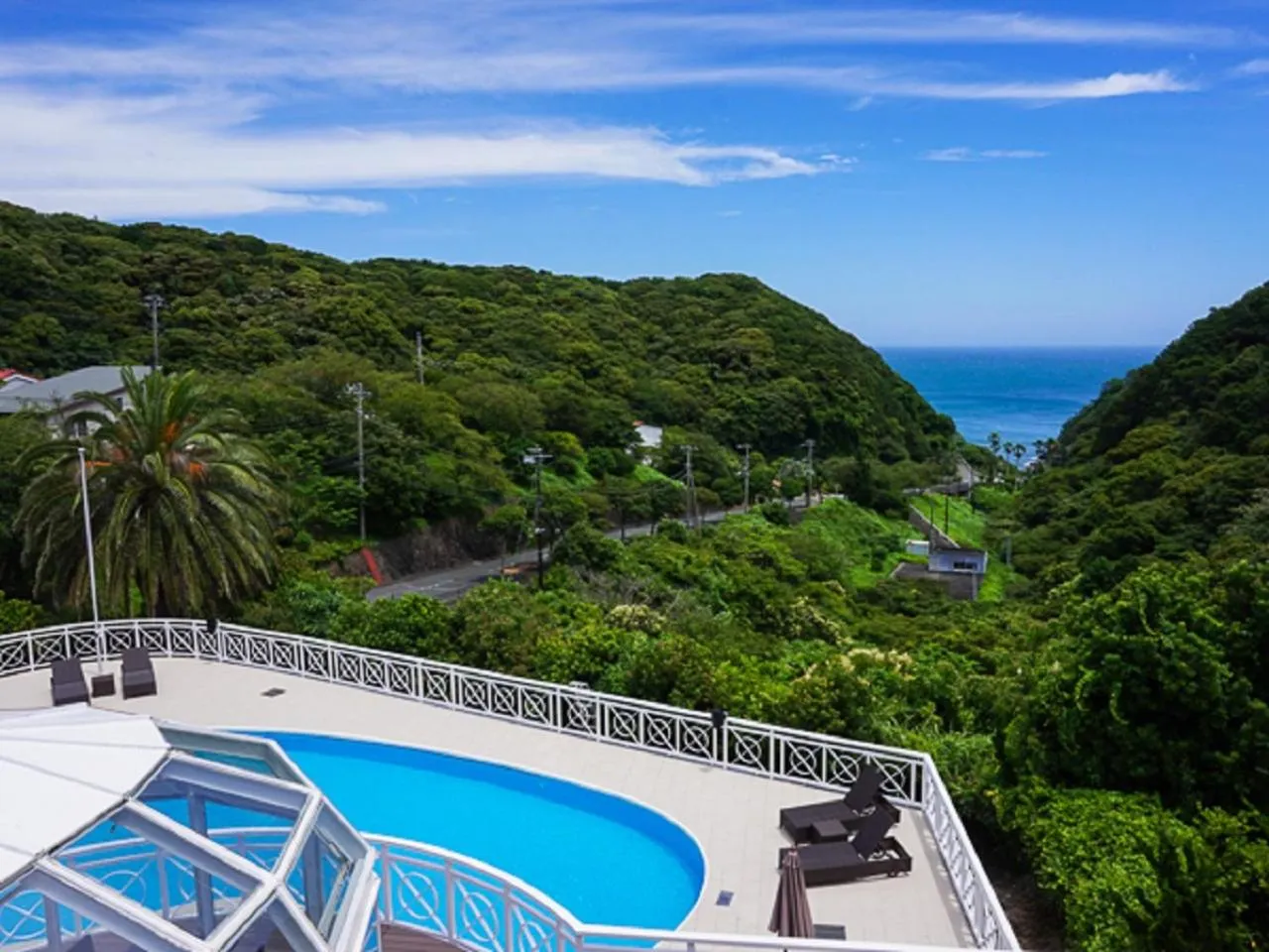 Pool view in LiVEMAX RESORT Izu Shimoda